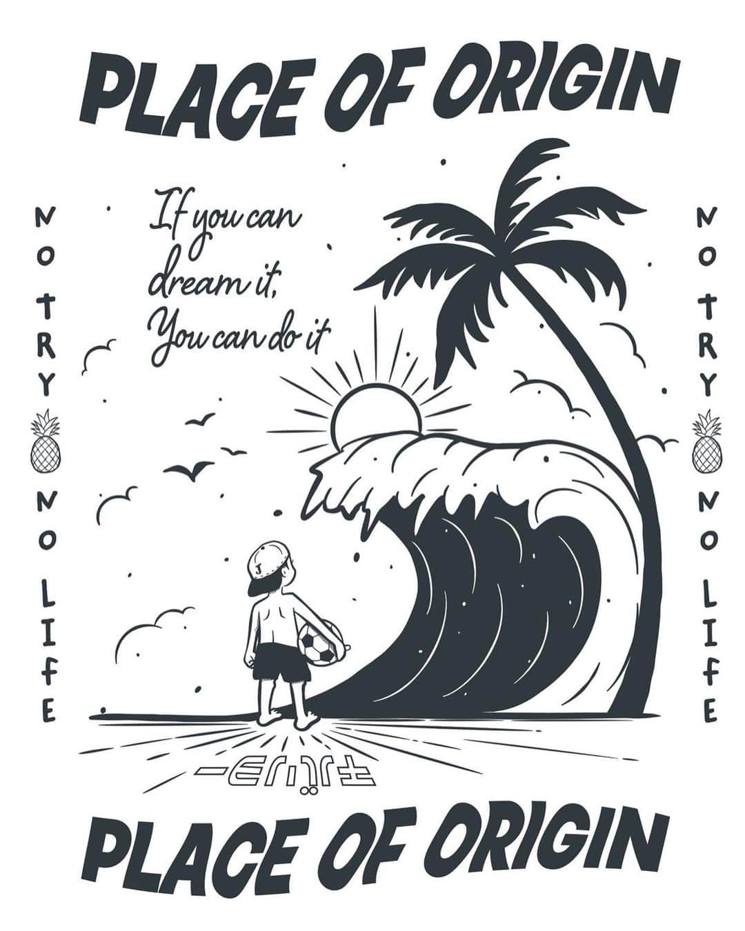 金城ジャスティン俊樹さんのインスタグラム写真 - (金城ジャスティン俊樹Instagram)「この度@descratch_inc さんにお声がけいただき、社会貢献活動の一環として限定Tシャツを販売します！  デザインテーマは２つあります。 １つ目は、自分自身の原点である地元沖縄への感謝を込めています。いつか沖縄に恩返しがしたいとずっと思ってました。幼少期の自分が沖縄から夢に向かって羽ばたく姿をイメージしてデザインしました。 ２つ目は、将来羽ばたく子どもたちへの思いを馳せています。夢を叶えるためには、デザインのように大きな困難に何度も立ち向かわなければなりません。ただその波を超えた先には必ず明るい未来があることを信じてます。かつての自分がそうだったように、プロサッカー選手を目指し、夢に向かって挑戦する子ども達を応援したいと思っています。頑張るぞという意味の沖縄の方言チバリヨーをデザインに加えました。  自分の原点を思い返しながら精進したい、そしてこれまで支えてくれた方々に精一杯感謝を伝えたいと思っています。   ご興味持っていただいた方に是非着て頂きたいと思っています！ 受注にはなりますがキッズサイズも販売します。なので親子でも着てくれると嬉しいです。   なお、売上の一部は、社会貢献活動の一環として、沖縄の台風災害の支援金として寄付したいと思います。  8月23日発売です。 プロフィールのリンクから買えます。 よろしくお願いします。」8月21日 20時39分 - justin_kinjo