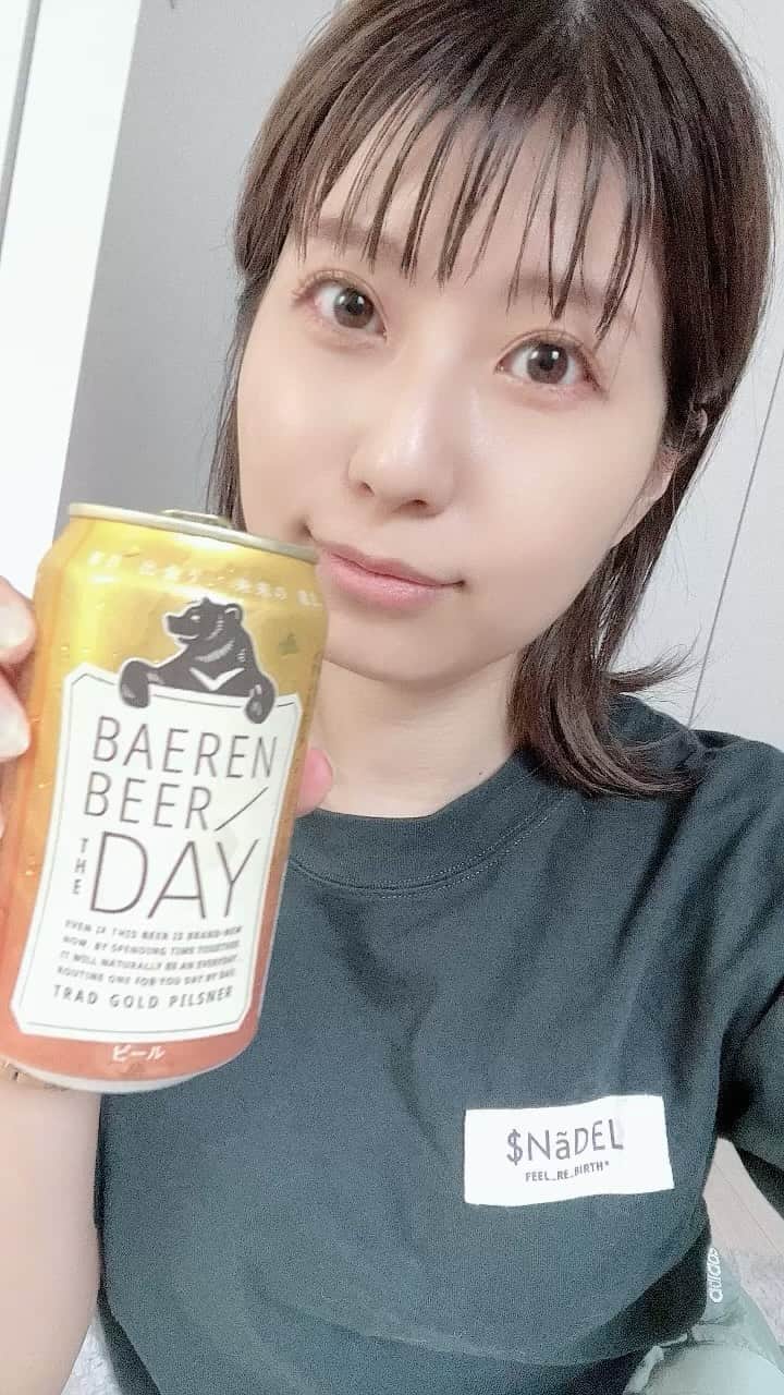 天野麻菜のインスタグラム：「ビール女子。3576」