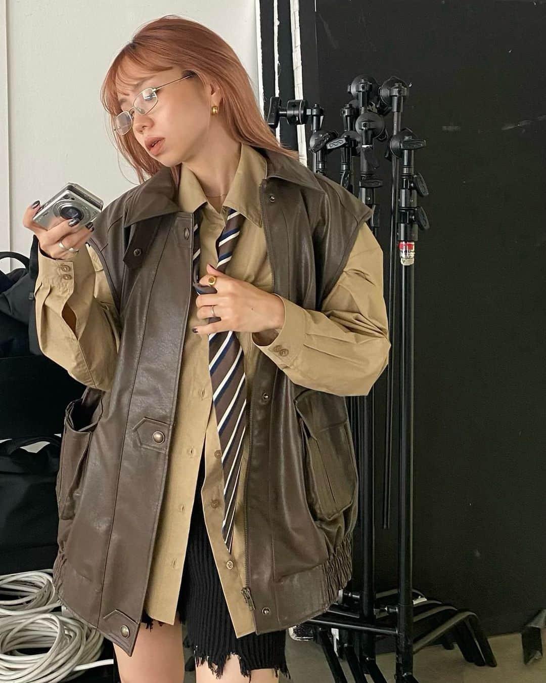 のインスタグラム：「ㅤㅤㅤㅤㅤㅤㅤㅤㅤㅤㅤㅤㅤ 暑いのいつまで続くのはやくこれ着たいヨ🥵 ㅤㅤㅤㅤㅤㅤㅤㅤㅤㅤㅤㅤㅤ #LAGUAGEM」