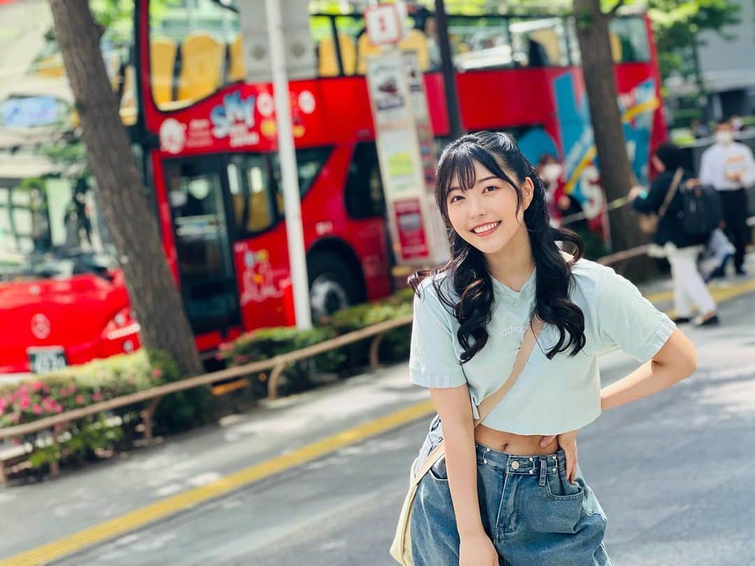 野乃のインスタグラム：「Cutie Walk JAPAN【SKYBUS Edition Part1】  初めてスカイバス乗った！！！！！！ すごく新鮮で楽しかった🚌🚌💨💨💫  是非みてね！！ 前髪荒れてるけどっ(定型文🤣)  @cutie_walk_japan」