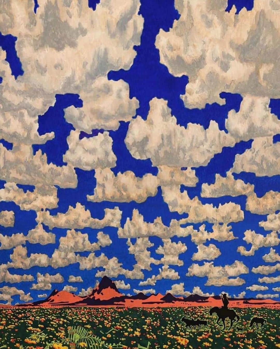 Juxtapoz Magazineのインスタグラム：「Paintings by @aaronmorse74, who shows with @philipmartingallery」