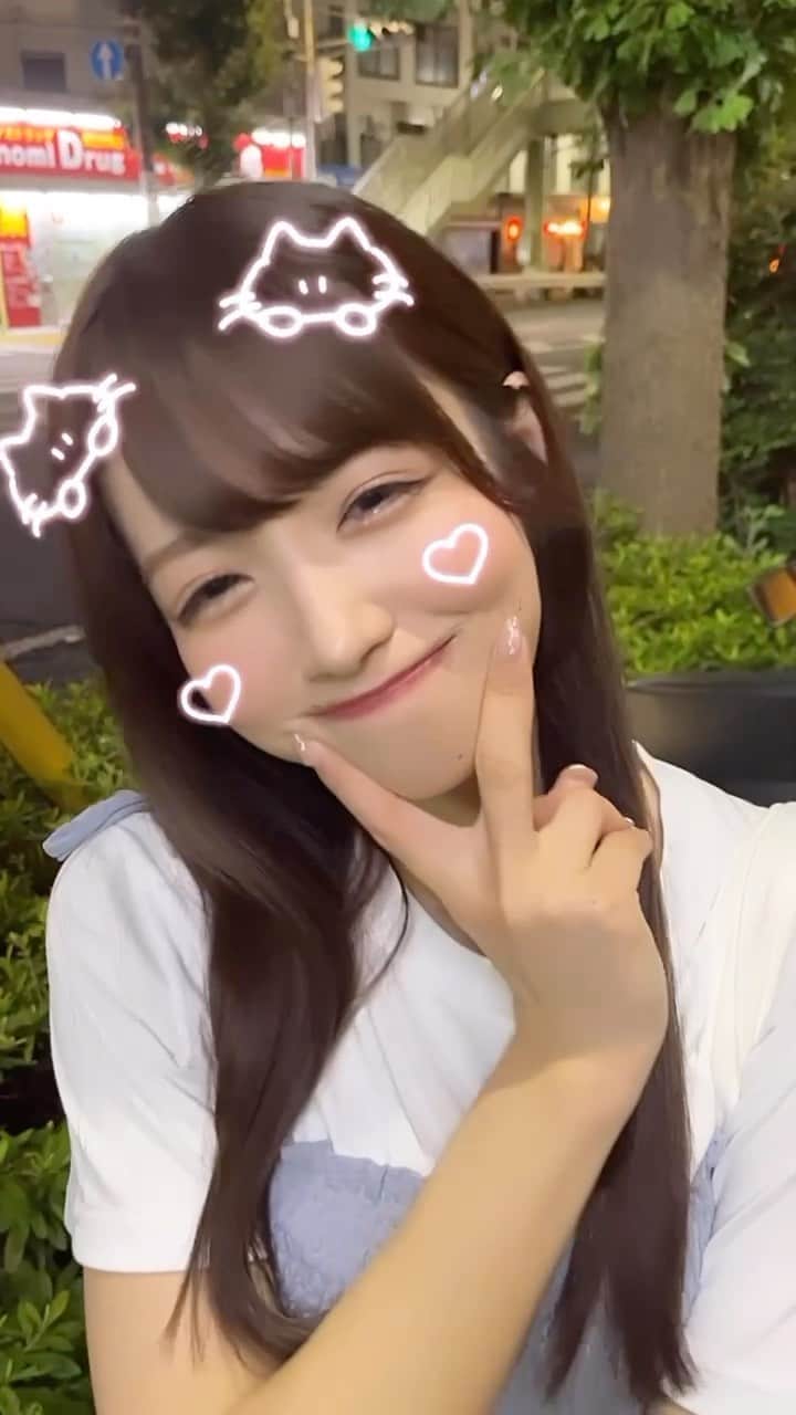 浅原凜のインスタグラム：「夜のお散歩すき🐶」