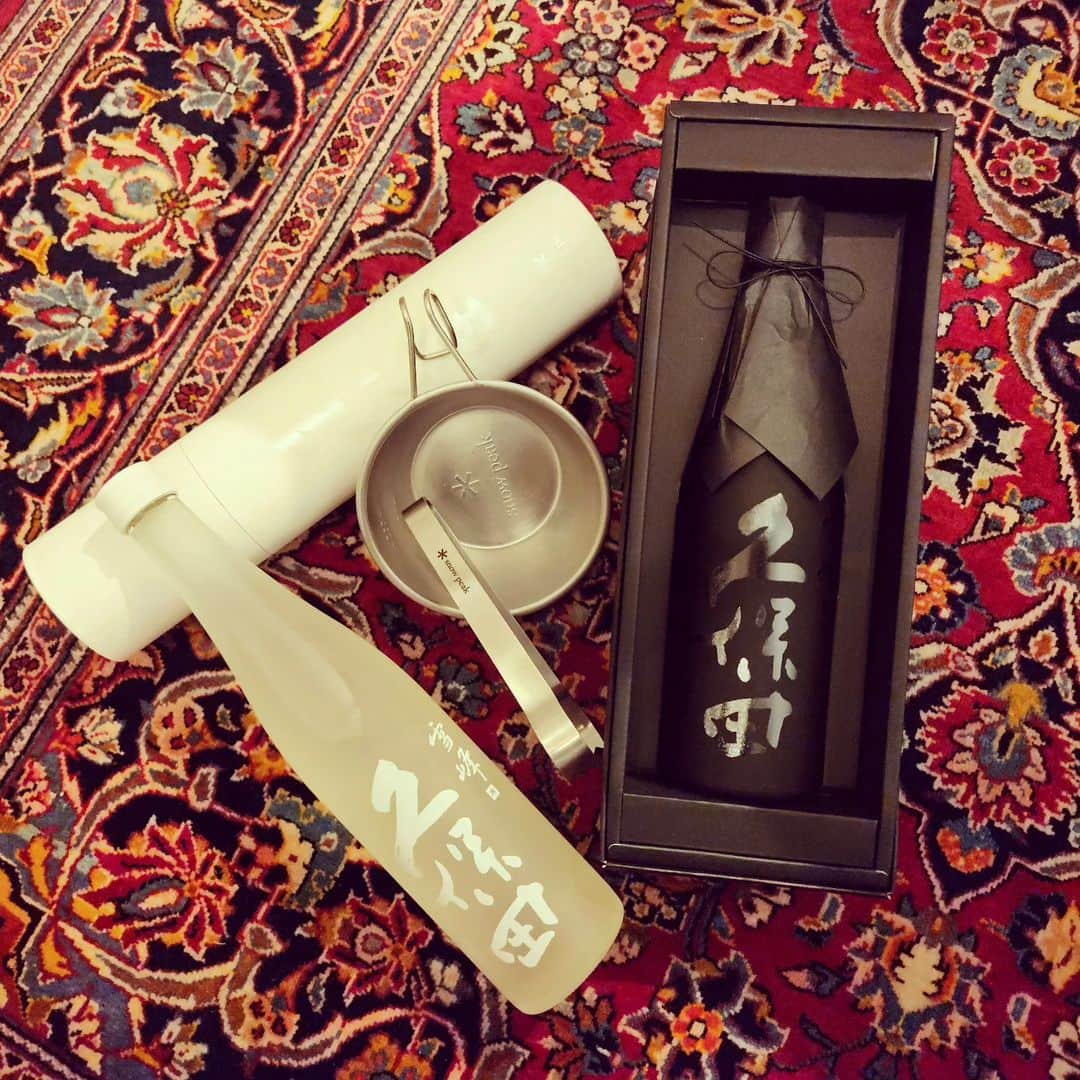 石田政博のインスタグラム：「Snow Peak × 久保田  #snowpeak  #スノピ #スノーピーク」