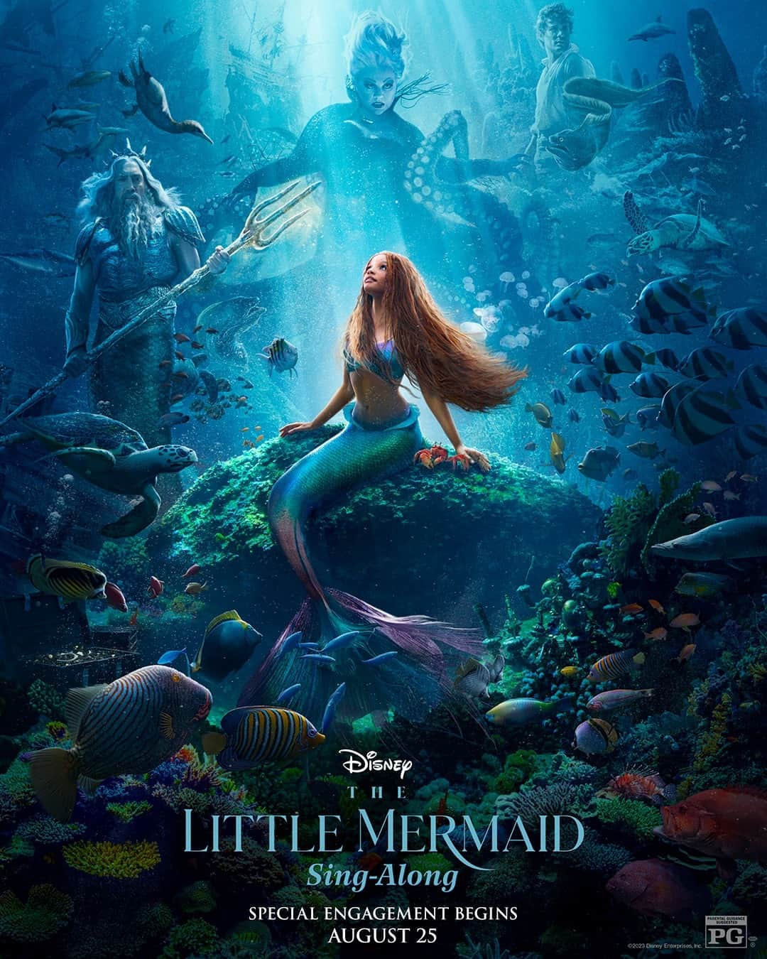 Disneyさんのインスタグラム写真 - (DisneyInstagram)「Now Sing! 🐙🗣️ Experience your favorite songs all over again with Disney's #TheLittleMermaid sing-along in select theaters August 25. 🫧🌊 Find showtimes on Fandango, link in bio」8月21日 22時04分 - disney