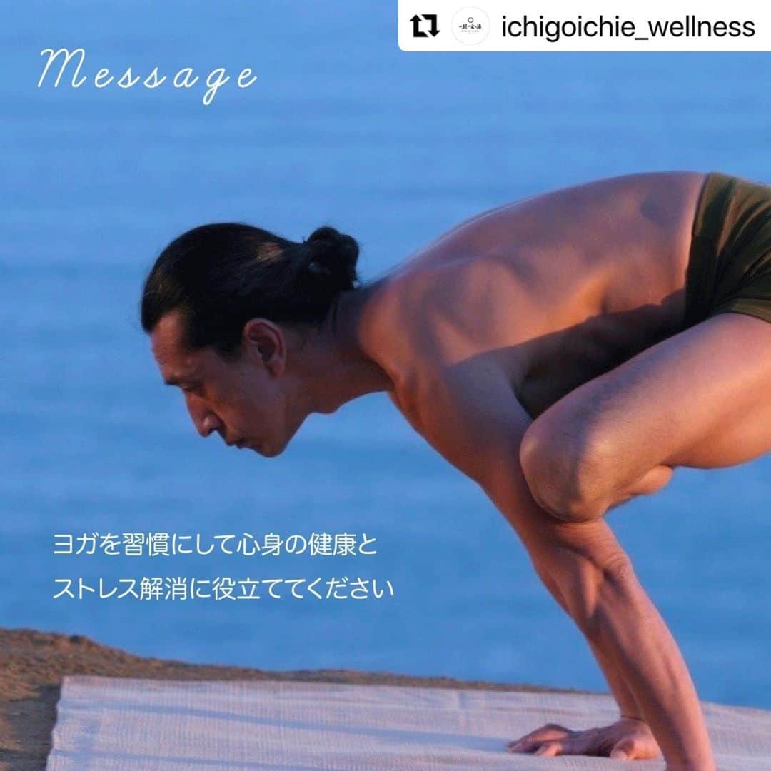 Ken Harakumaさんのインスタグラム写真 - (Ken HarakumaInstagram)「#Repost @ichigoichie_wellness with @use.repost ・・・ オンラインサロン『一期一会の場』講師・コンテンツのご紹介  【ヨガ】 ケン・ハラクマ氏 @international_yoga_center  @iyc_jinbocho  @iyc_online_yoga_studio  アシュタンガヨガの創始者より日本人初のアシュタンガヨガ正式指導資格者として直接認定を受けた、日本を代表するヨガの第一人者。  ヨガ界ではレジェンドと呼ばれ、草分け的存在としての経験や知識から、得るものは大きく、その肉体美、しなやかな動きには圧倒される。 貴重なレッスンで心身ともに磨いていきましょう。  「ヨガを習慣にして心身の健康とストレス解消に役立ててください。（ケン・ハラクマ）」」8月21日 22時18分 - kenharakuma