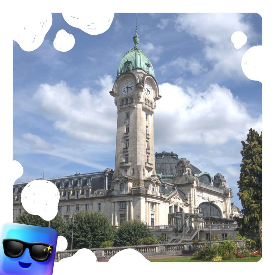 Iconosquareさんのインスタグラム写真 - (IconosquareInstagram)「This beautiful building is Limoges train station in France ✨  And the reason we're sharing this with you today is because we're proud of the view from our offices!  Not all French SaaS companies are located in big cities, and we're proof of that.  Our Limoges team loves being close to nature, parks and the peace and quiet of a smaller town. . #limoges #saas #saascompanies #socialmediamarketing #socialmediamanagement #iconosquare #iconomates」8月22日 0時06分 - iconosquare