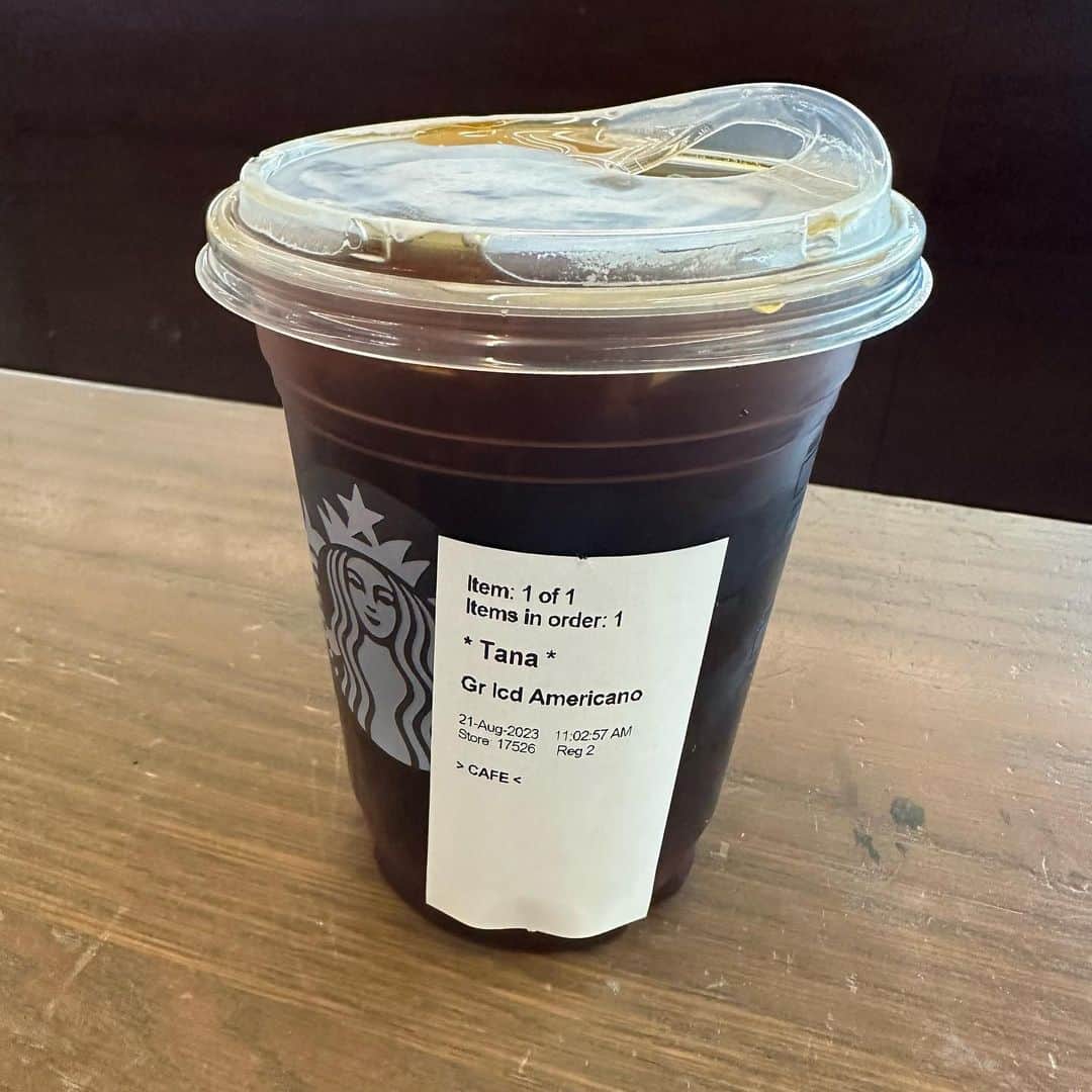 棚橋弘至さんのインスタグラム写真 - (棚橋弘至Instagram)「#Starbucks #Atlanta 🇺🇸」8月22日 0時59分 - hiroshi_tanahashi