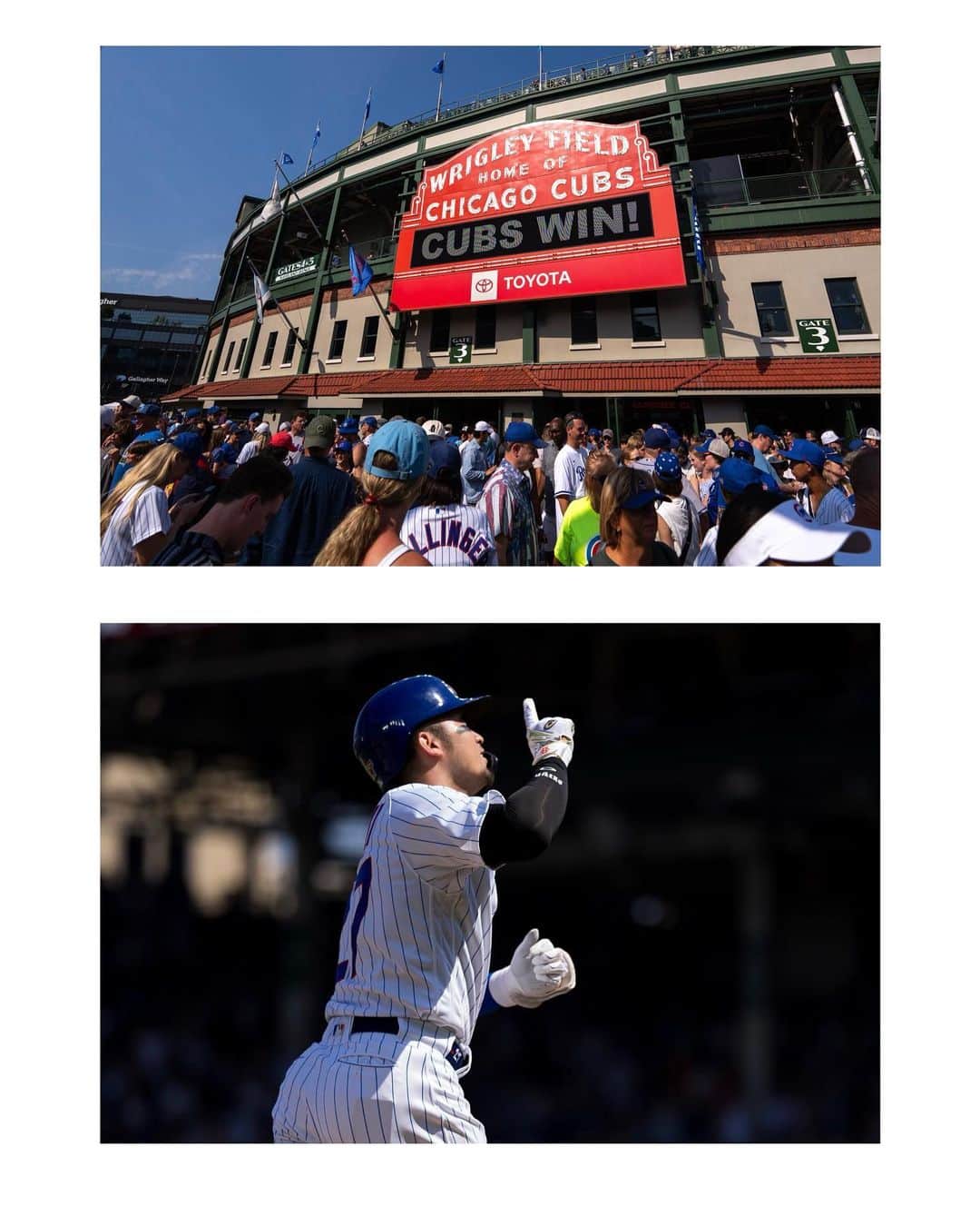 シカゴ・カブスさんのインスタグラム写真 - (シカゴ・カブスInstagram)「There’s no place like home! Since July 18, the Cubs have gone 13-5 at home and have batted .292 with 31 home runs.  Homestand recap in photos curated by team photographer @dirksenphoto」8月22日 2時46分 - cubs