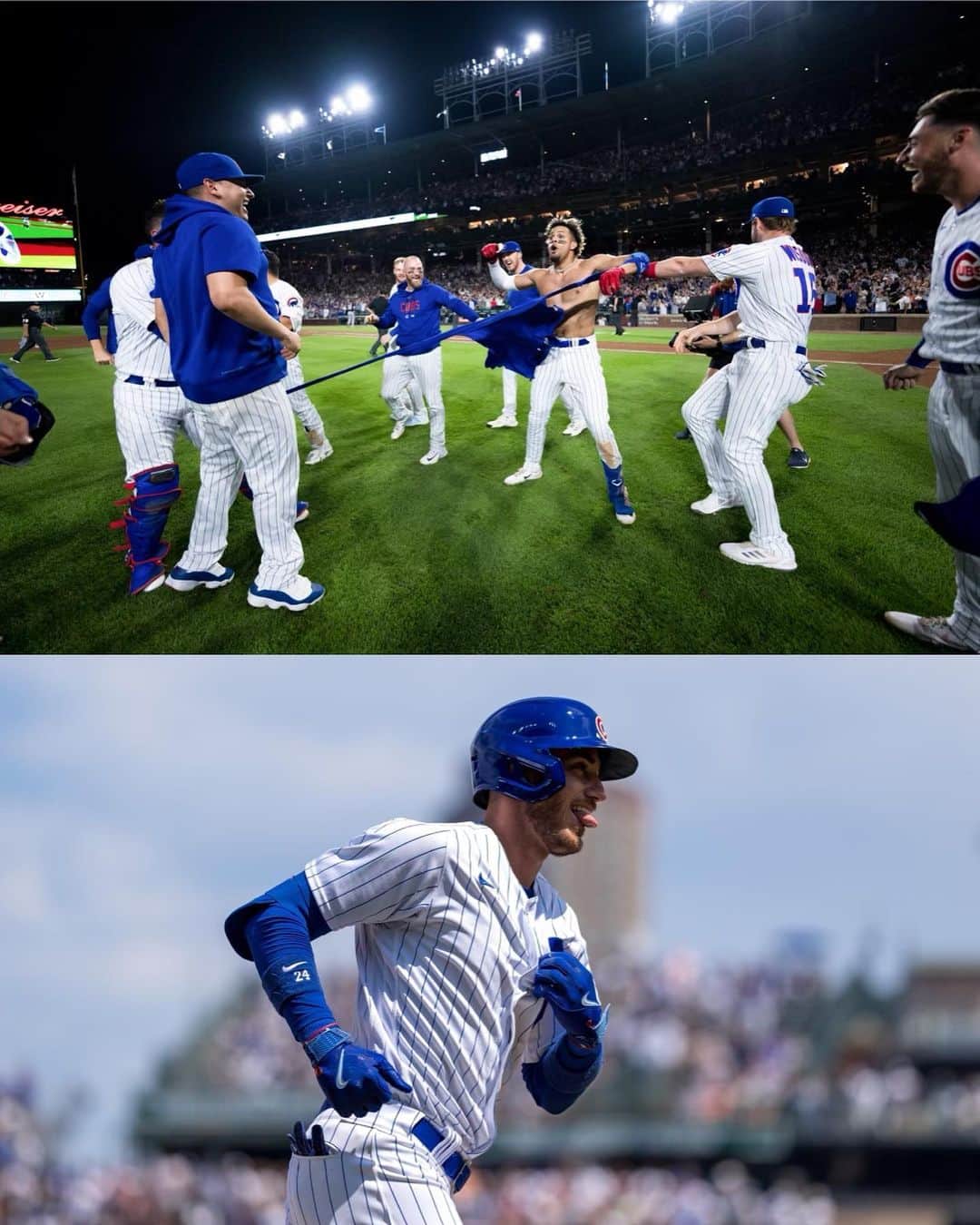 シカゴ・カブスのインスタグラム：「There’s no place like home! Since July 18, the Cubs have gone 13-5 at home and have batted .292 with 31 home runs.  Homestand recap in photos curated by team photographer @dirksenphoto」