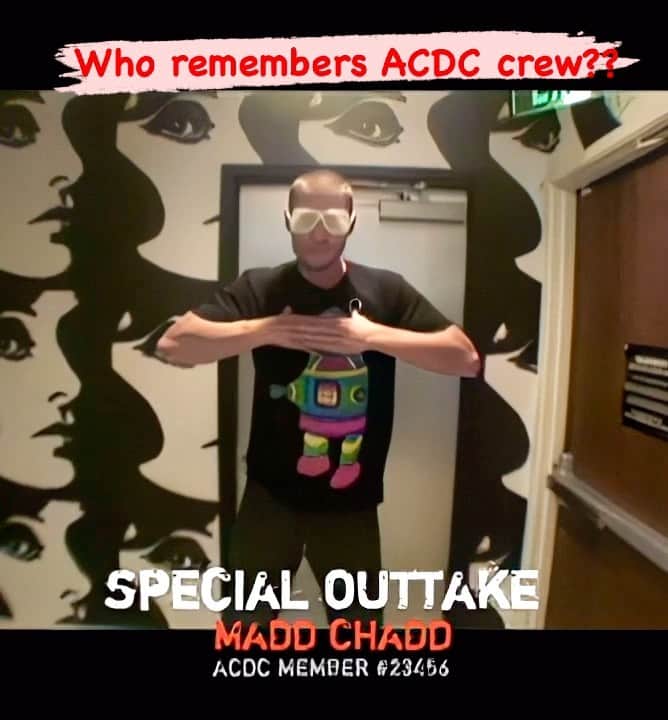 Chadd Smithのインスタグラム：「Before LXD…before Step Up 3…there was the ACDC 🤘🏼😎🦾🤖 AI upscaled footage circa 2008」
