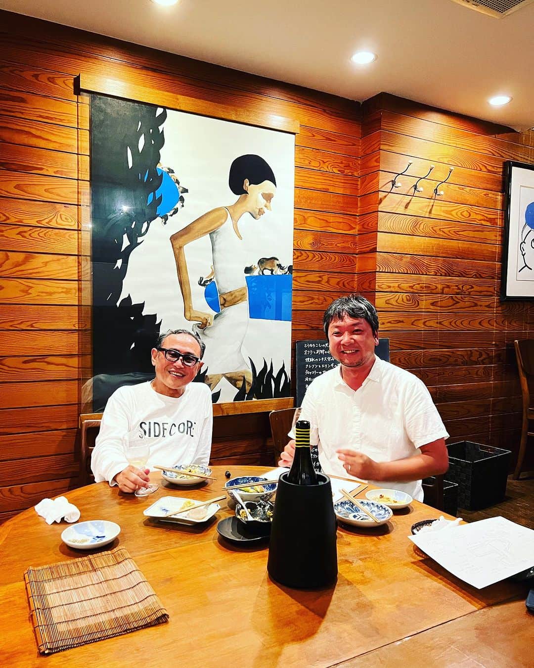 遠山正道のインスタグラム：「#御手洗龍 と企てを^ ^」