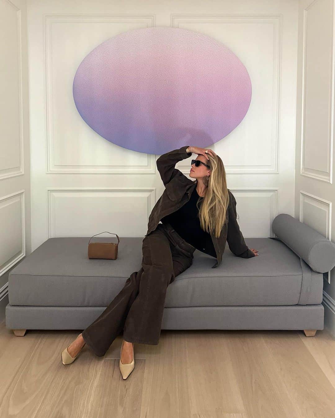 ソフィア・リッチーのインスタグラム：「Lavender sunset 💟」
