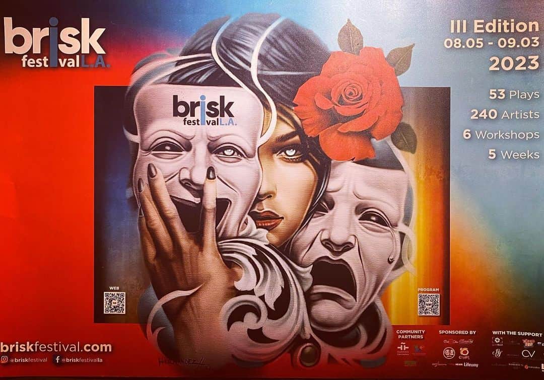 アマンダ・リゲッティのインスタグラム：「I am performing in “Amends” @briskfestival Pink Program THIS Sat Aug 26th and Sun Aug 27th at 615p. Link in bio for tickets.」