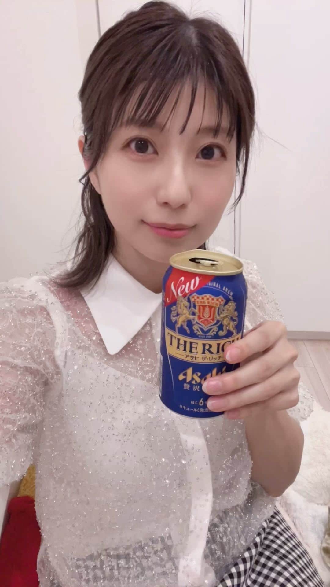天野麻菜のインスタグラム：「ビール女子。3577」