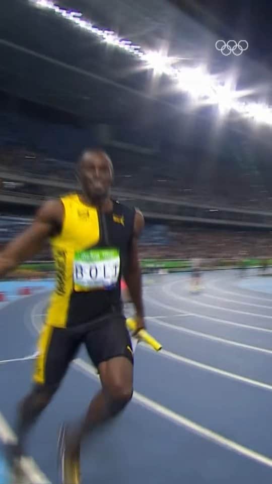 ウサイン・ボルトのインスタグラム：「Usain Bolt's last Olympic race.⚡️ #Olympics #Rio2016 @usainbolt」