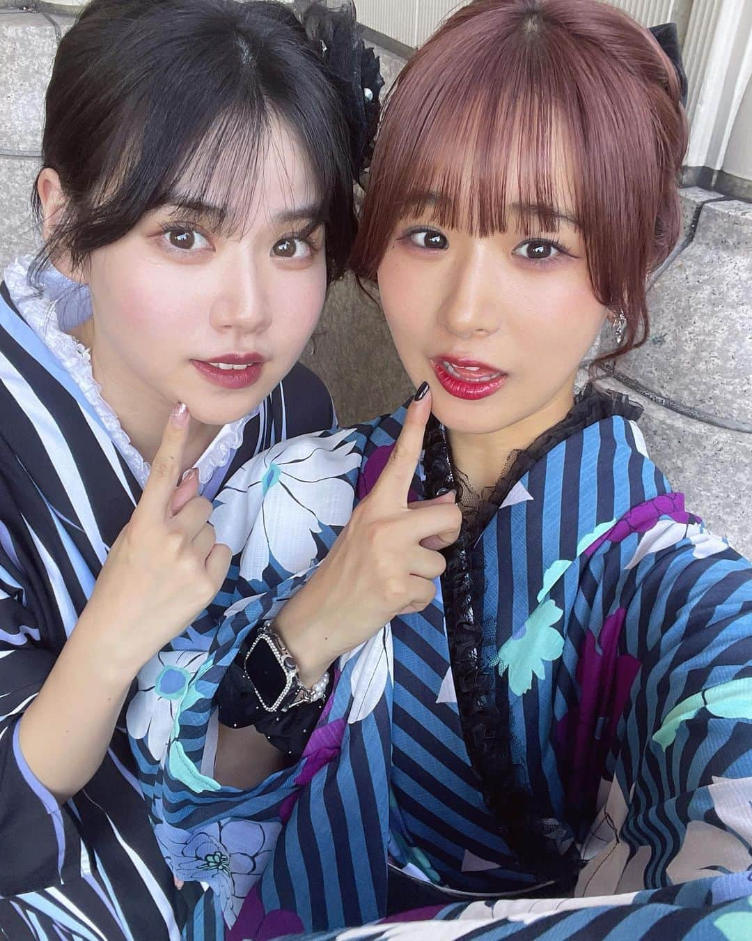 岩間妃南子さんのインスタグラム写真 - (岩間妃南子Instagram)「・ ・ ・ イベントで着た浴衣🦋 大人っぽいの選んでみた🖤 ・ ・ ・ #浴衣 #浴衣ヘアアレンジ #浴衣ヘア #浴衣コーデ #和楽 #浴衣レンタル #浅草浴衣レンタル」8月22日 22時22分 - hinako.1116