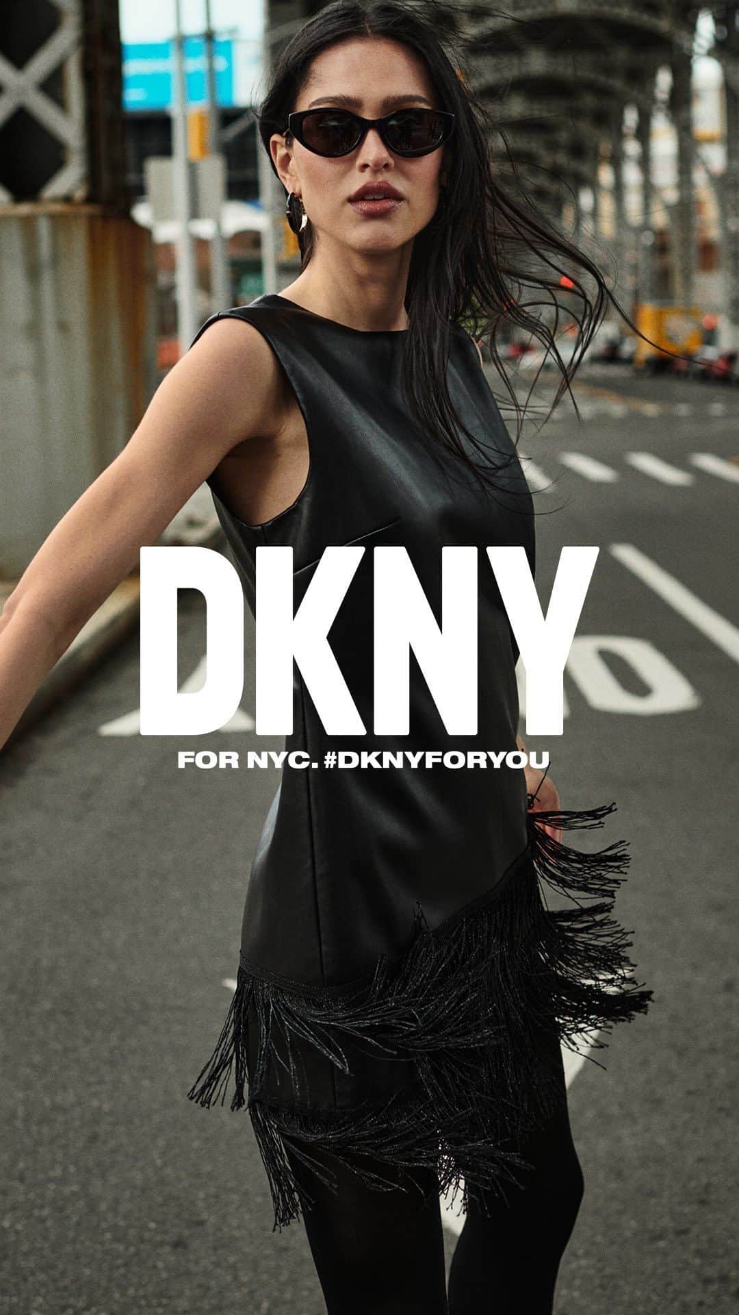 DKNYのインスタグラム：「This season, DKNY is celebrating all that NYC stands for. For Music. For Love. For Art. For dreaming big. For new beginnings. For a city bursting with energy and creativity.  DKNY for NYC.   #DKNYFORYOU」