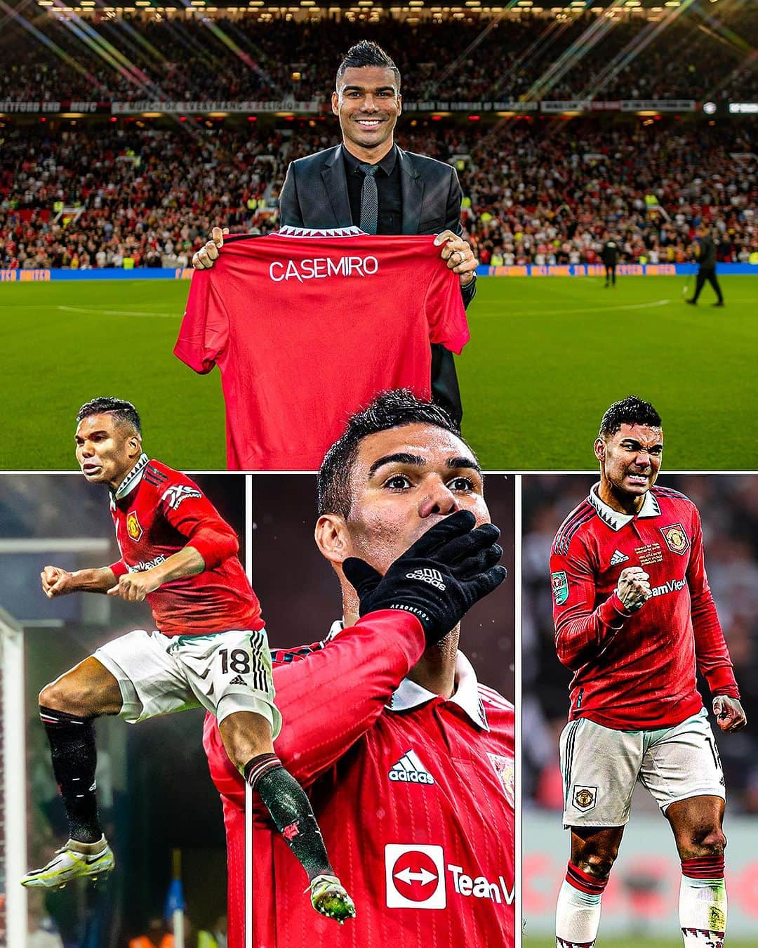 カゼミーロさんのインスタグラム写真 - (カゼミーロInstagram)「A year of Case ❤️‍🔥  #MUFC #ManUtd #Casemiro」8月22日 15時01分 - casemiro