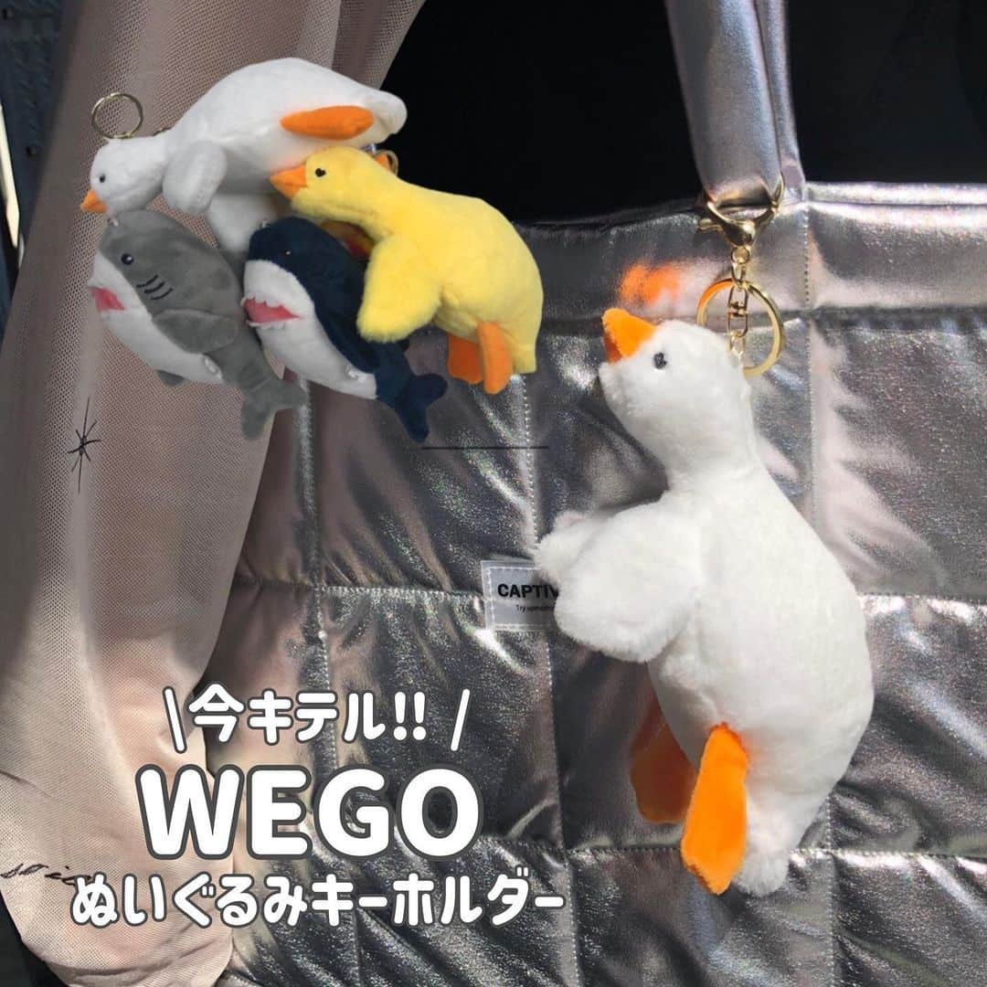 WEGO 1.3.5...さんのインスタグラム写真 - (WEGO 1.3.5...Instagram)「ぬいぐるみキーホルダー🐥🫧 . . @wego_goods_official をタグ付けしての投稿お待ちしています😁✨ . . 【気になることがあればコメントへ】 紹介したアイテムについてや紹介してほしいアイテムなどあれば、お気軽にコメントしてください！☺︎ . .  #wego #ウィゴー  #wegogoods #セットプレートキーホルダー #ファッション小物 #ファッションアイテム  #プチプラ#プチプラファッション #wegoプチプラ #ファッションアイテム  #韓国雑貨 #雑貨 #wego購入品  #トレンド #トレンドファッション #トレンドアイテム  #おしゃれ雑貨 #ootd #大人ファッション #セットキーホルダー #キーホルダー #ストラップ #ぬいぐるみ #キーホルダー好きな人と繋がりたい #おもちゃ #ミニトイ #ミニチュア #ミニチュア雑貨 #ガジェット #ガジェット好き #ガジェット好きな人と繋がりたいのです」9月7日 20時00分 - wego_goods_official