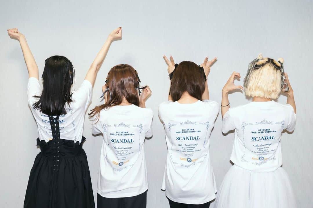 のインスタグラム：「2023.08.21 17th ANNIVERSARY  #SCANDAL_世界一」