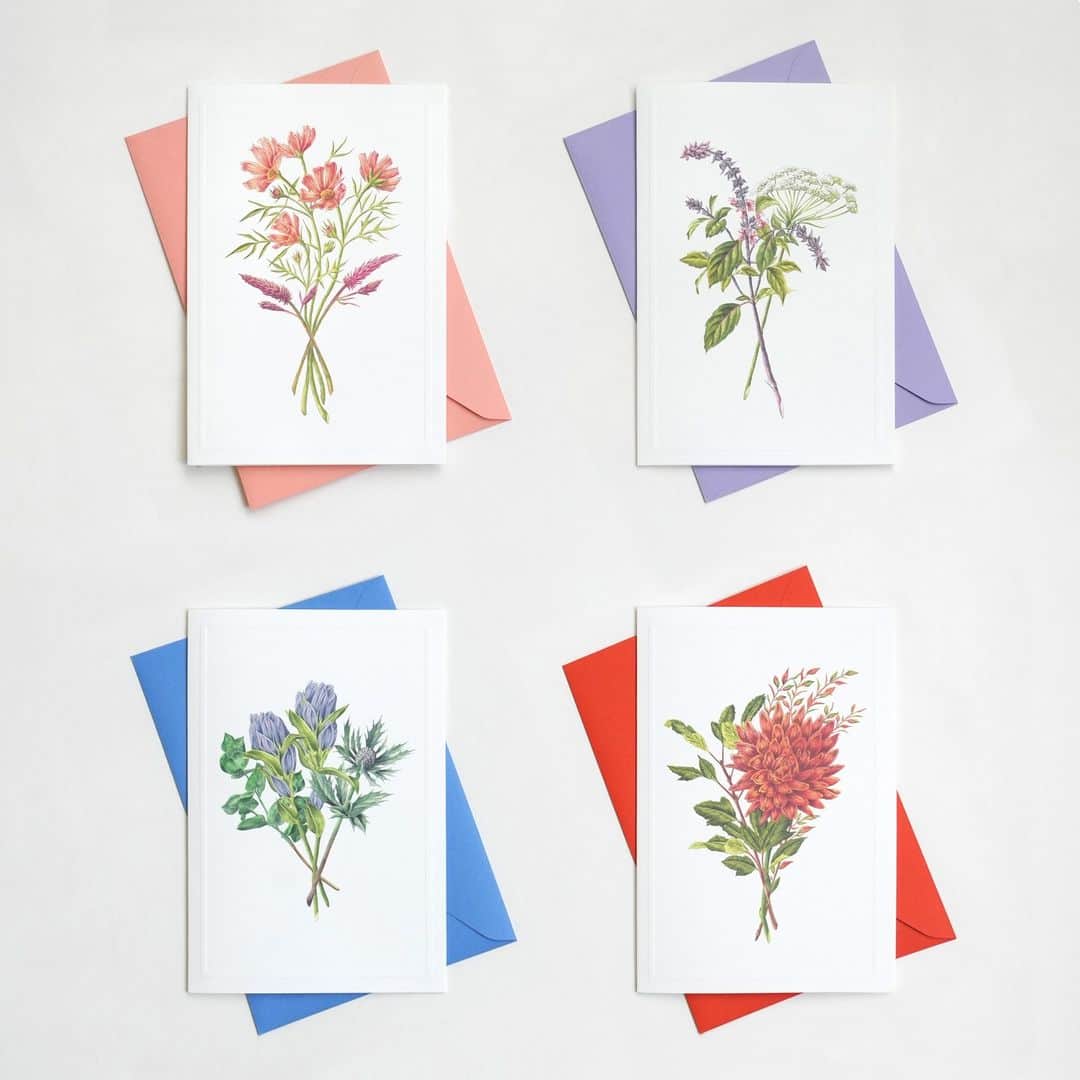 伊東屋さんのインスタグラム写真 - (伊東屋Instagram)「伊東屋より、秋のお便り。  季節の旬な花束を描いたフラワーカードに、新しく秋柄が登場しました。  色鮮やかな想いを、秋の花束とともに贈りませんか？  #cards#greetingcards#carddesign#botanicalart#floralcard#秋の花#fallflower#銀座伊東屋#伊東屋#ginzaitoya#itoya」8月22日 18時02分 - itoya_official