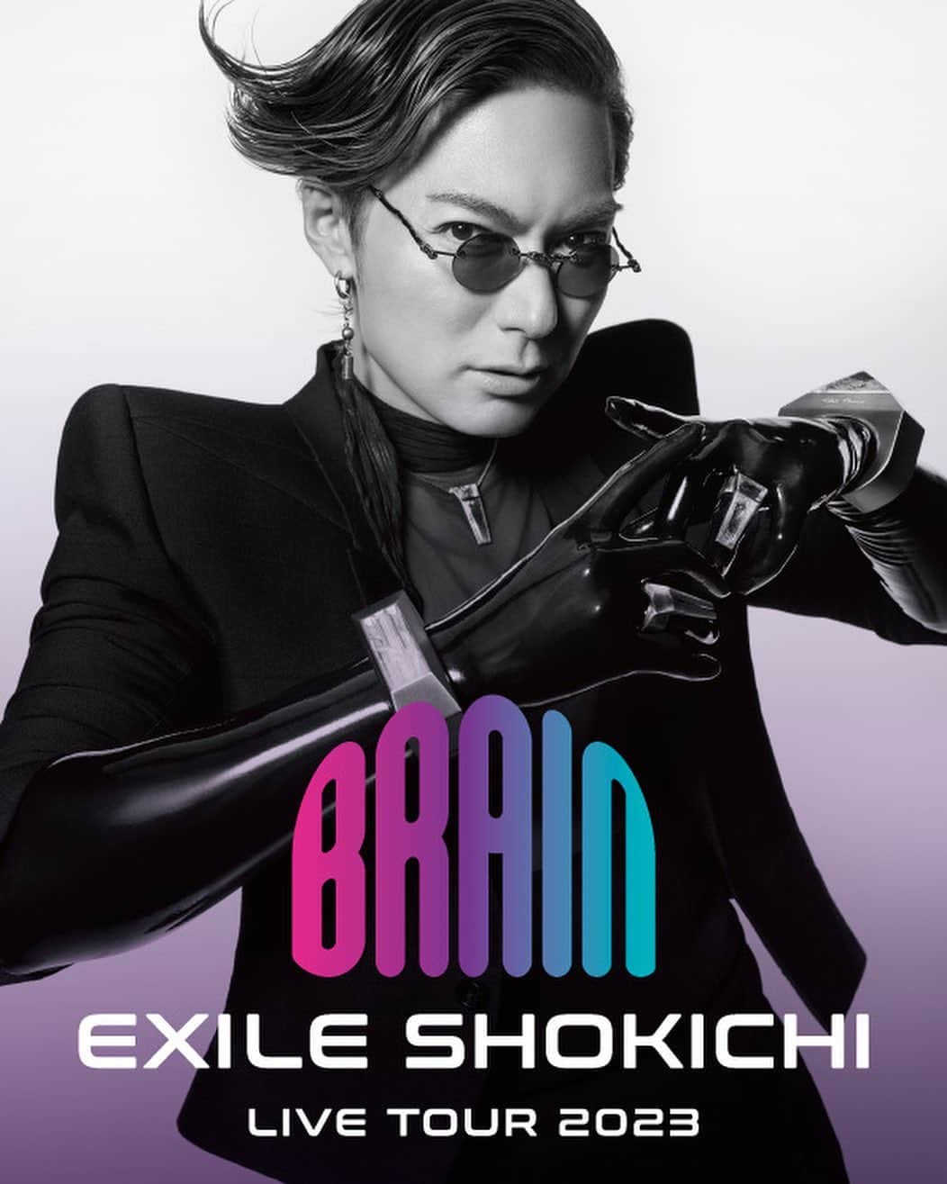 SHOKICHIのインスタグラム：「このインパクト大なビジュアルと共に遂に発表されました✨✨ EXILE SHOKICHI LIVE TOUR 2023 “BRAIN”  ビジュアルは脳内でSHOKICHI を操作するマッドサイエンティストというテーマで表現させて頂きました✨✨ ライブもEXILE、Second、SHOKICHI 、Sho Hendrix、K&K、プロデューサー、様々な自分を表現しますので楽しみにしていください🧠 #exileshokichi #brain」