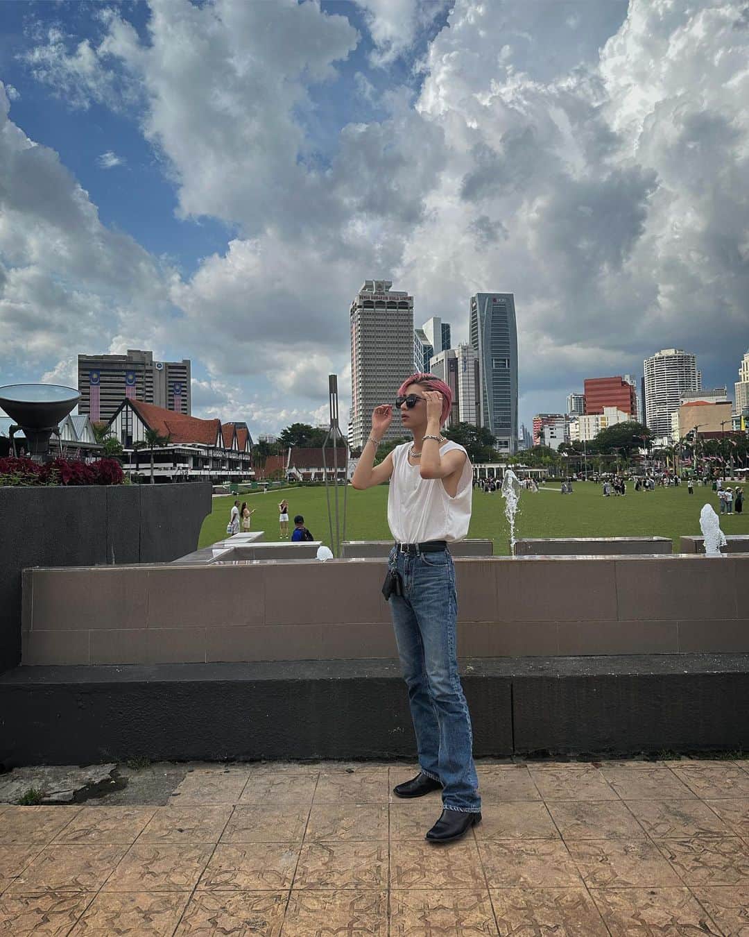田中洸希のインスタグラム：「｢JAPAN EXPO MALAYSIA 2023｣ 2日間共にありがとうございました。 現地のBLUEの方も沢山いらっしゃって嬉しかったです🔥 わざわざ日本から来てくれたBLUEもありがとう。  総じて、マレーシア楽しかったっす❤️‍🔥  アメフラの皆さんもコラボありがとです🙏」