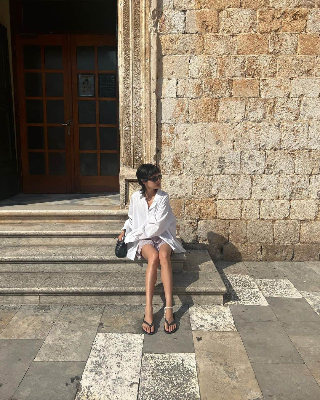 大屋夏南さんのインスタグラム写真 - (大屋夏南Instagram)「Dubrovnik 🤍 本当に可愛い街だなー🏘 ドゥブロヴニク🌼太陽たくさん浴びれて嬉しい☀️」8月22日 18時23分 - __kana_oya__