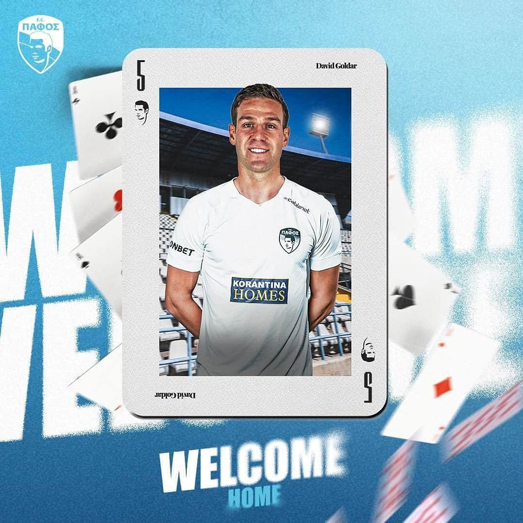 デイビット・ゴールダーのインスタグラム：「📄 Pafos, 22 of August 2023 – PAFOS FC announce the signing of the experienced Spanish player David Goldar Gómez.   🇪🇸 David Goldar, 28 years old (15/09/1994) plays as a centre-back. He started his career in the youth teams of RC Celta de Vigo reaching the men’s team level, playing in the Spanish La Liga. He then played exclusively for other Spanish Clubs such as Gimnàstic de Tarragona and Burgos CF, where he played until last season.   ⚽ During season 2020 - 2021 he played for UD Ibiza, being the captain of the team, under the guidance of our Pafos FC present head-coach Juan Carlos Carcedo, winning the promotion to the Segunda División for the first time in the history of the team. He has totally taken part in 283 official matches in all competitions!  🤝 We welcome David to PAFOS FC family and wish him all the best!  #pafosfc #GrowingTogether #new_season #new_transfers @burgos_cf」