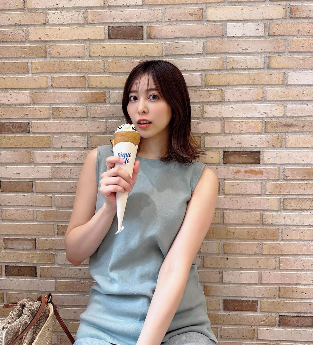 桃衣香帆のインスタグラム：「トレーニングの日は甘いもの食べても◎」
