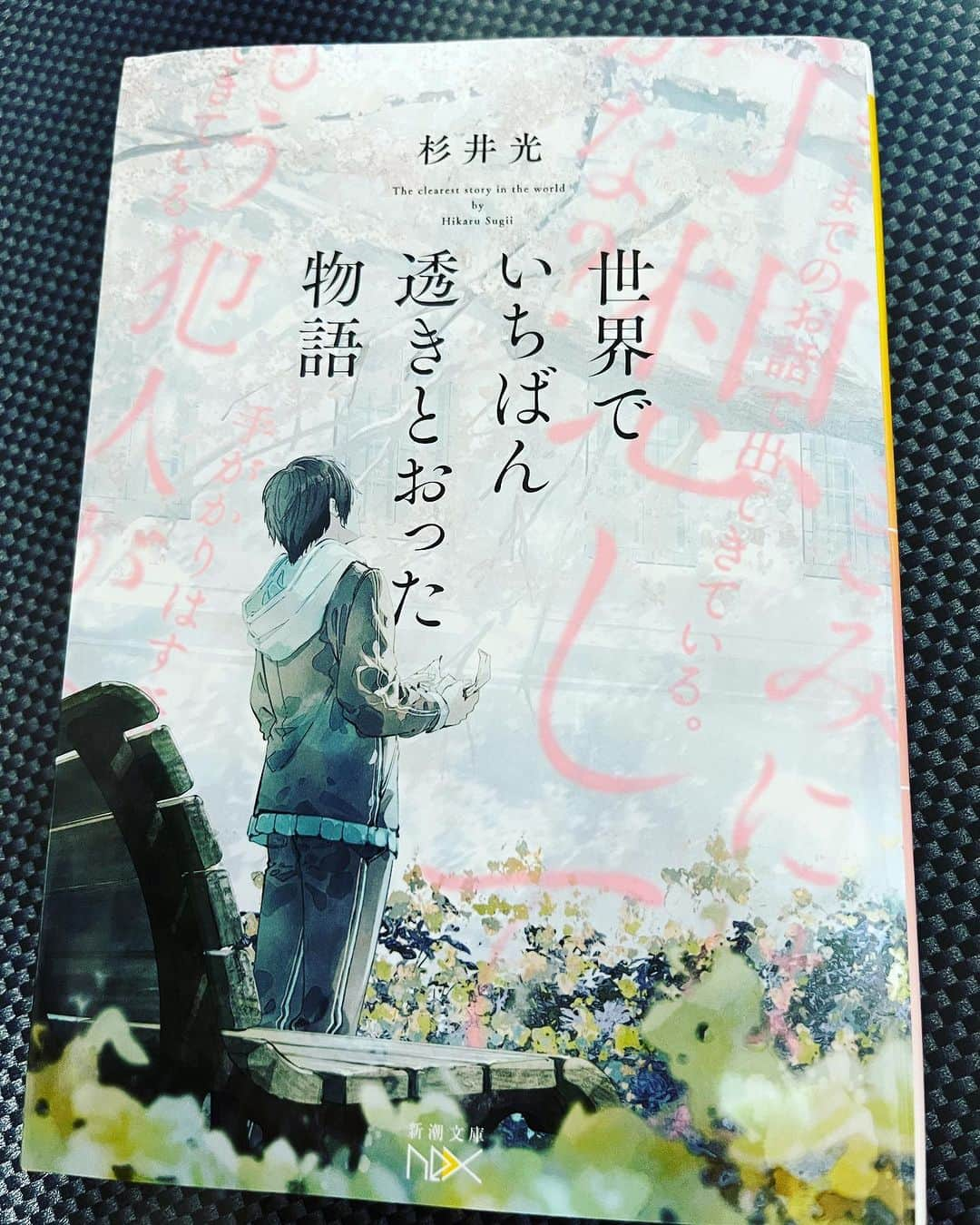 Shinnosukeさんのインスタグラム写真 - (ShinnosukeInstagram)「先日まとめて買った本のうちの一冊。 読み終わりました。 同じクリエイターの端くれとして感動しました。 素晴らしい！ というか凄い！ その仕掛けに気付いた瞬間震えました。 きっと電子書籍にはならない筈なので 皆さんぜひこの文庫版を購入して読んでほしいな。 この感覚は「本好き」ならば分かってくれると思います。 読書好きであればあるほどオススメです。  京極先生の新刊がより楽しみになりましたし、うちのタタはなんとか元気そうです。  #世界でいちばん透きとおった物語 #杉井光 #文庫  #凄い」8月22日 19時00分 - shinscapade