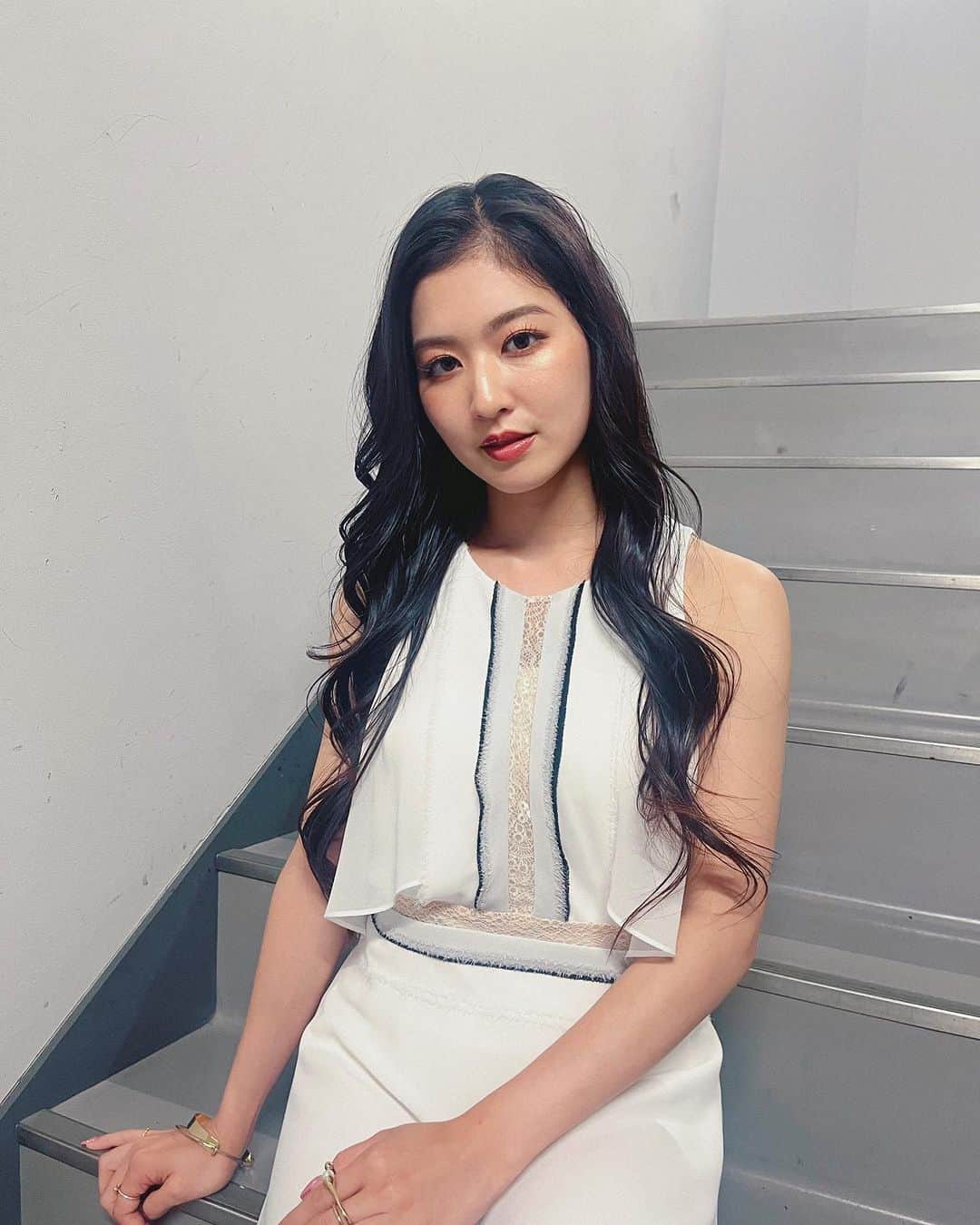 當山みれいのインスタグラム：「おめかしナイトでした🌙 綺麗にしてもらえていつも嬉しい」