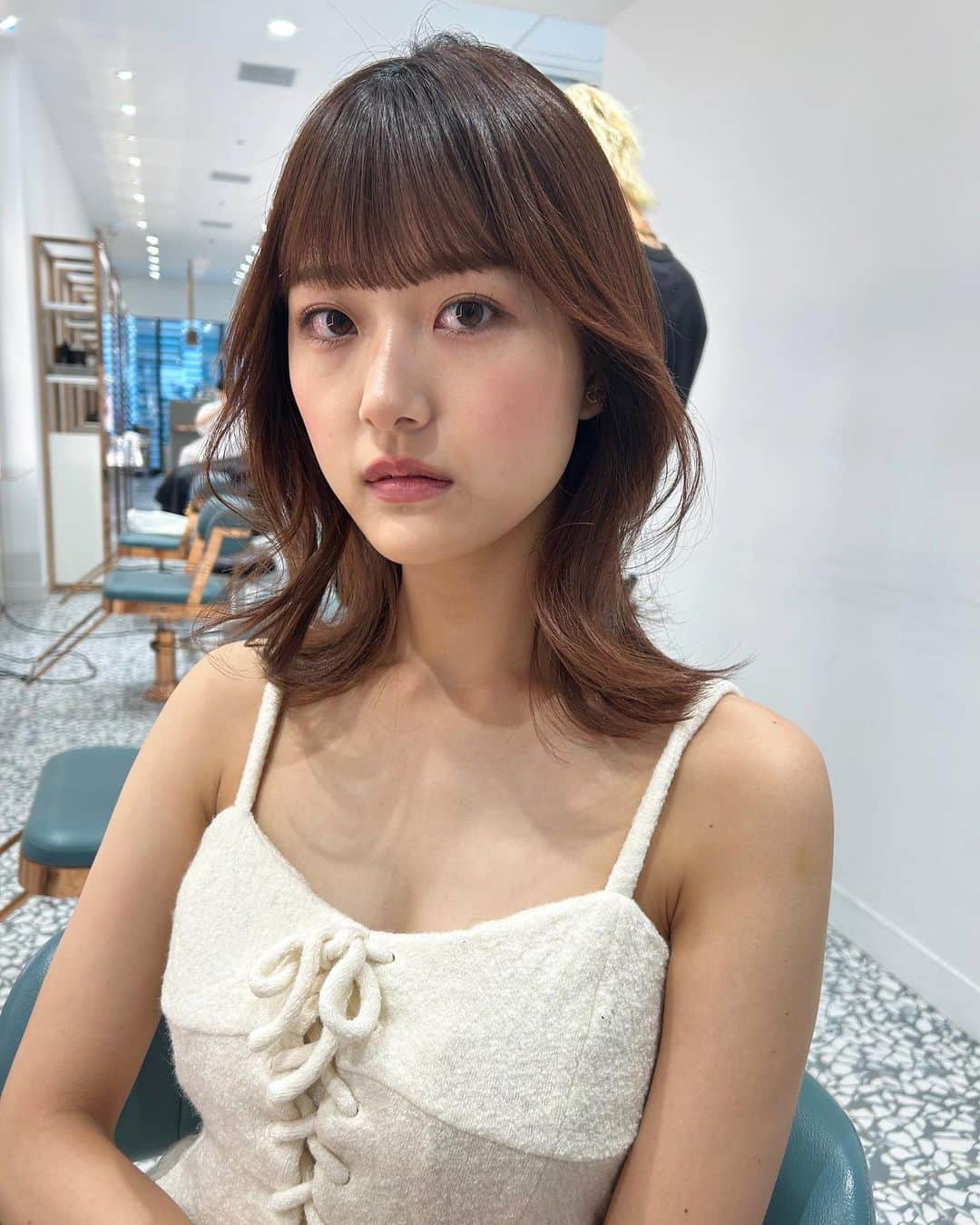 佐藤茜さんのインスタグラム写真 - (佐藤茜Instagram)「🧚🏻‍♂️🧚🏻‍♂️🧚🏻‍♂️  @kinomi_tanimoto さんのスタイリングが最強すぎる🥺🤍  いつもと違う雰囲気で嬉しかったあ🫧 系統も変えようかなって思っちゃうくらい💞  たにもとさんありがとうございました🧚🏻‍♂️」8月22日 19時46分 - rosy__cloud