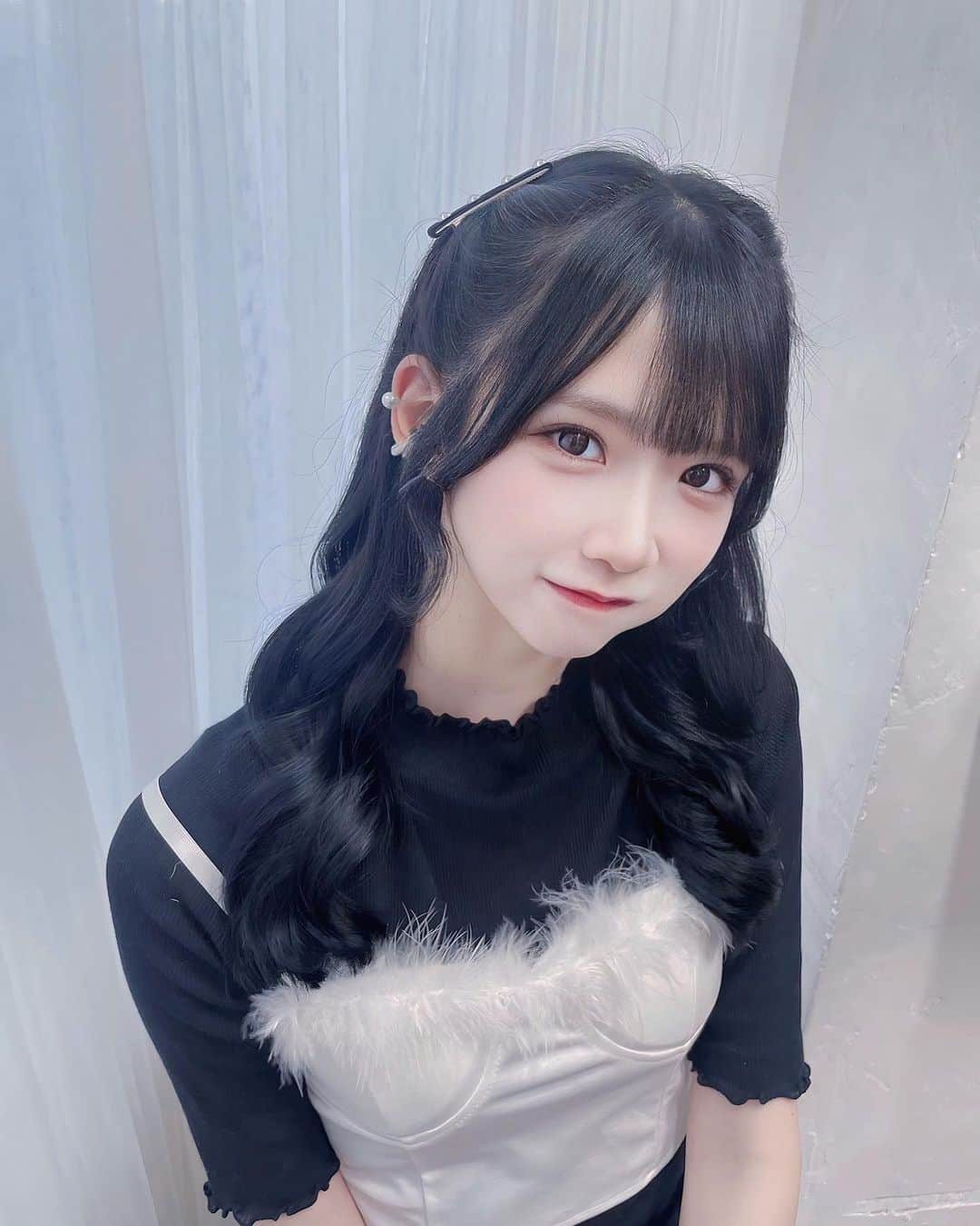 堂本千晴のインスタグラム：「プクっ‎🫶🏻️🖤」