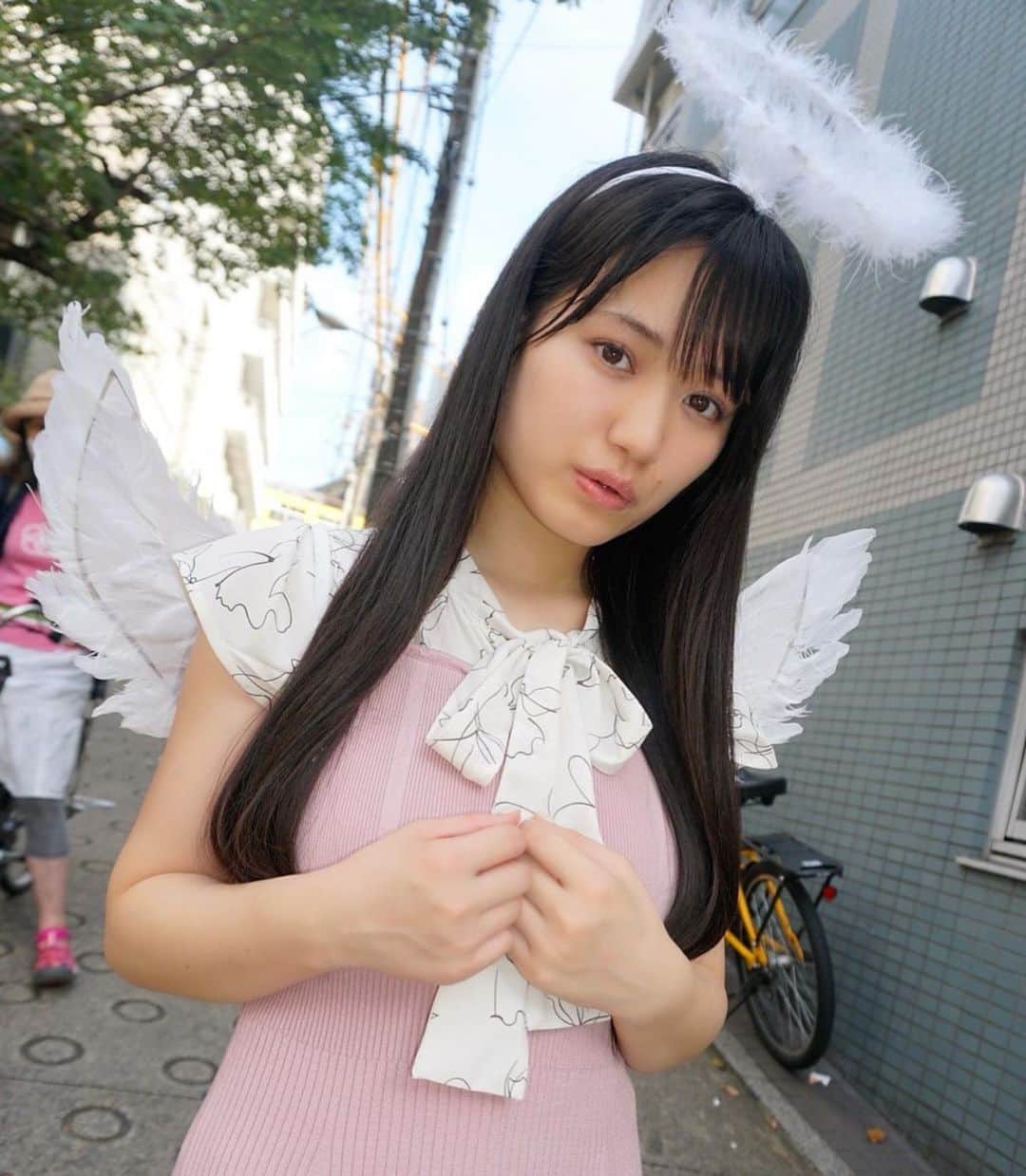 滝口きららのインスタグラム：「君だけの天使だ〜〜よ〜〜  #ootd #cosplay #angel」