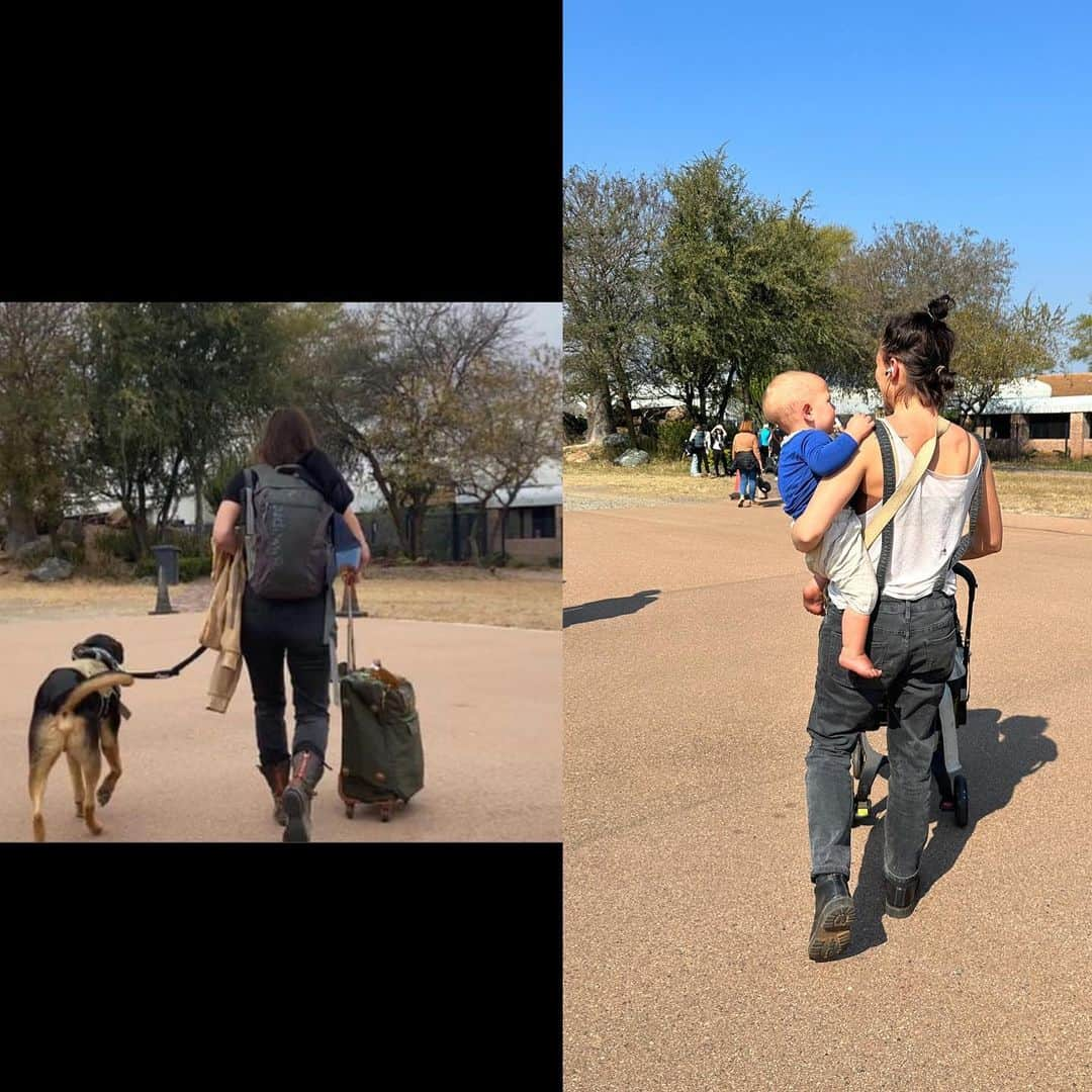 ブリアナ・エヴィガンさんのインスタグラム写真 - (ブリアナ・エヴィガンInstagram)「2 years later, same place, same overalls, different boots, 2 babies, one furry… same project finally in action! Good things take time. Projects, relationships, friendships, all of it. It is so good to be back in South Africa implementing Abundant Village and seeing all the faces we’ve built relationships with over the last 7 years. Nothing happens over night, chase your passion, follow your dreams, don’t ever give up on the things you love or the people you love and that love you back. It’s beyond “it takes a village” it’s the only way, together. 🙌🏼 #trust #love #AbundantVillage」8月22日 20時42分 - brianaevigan