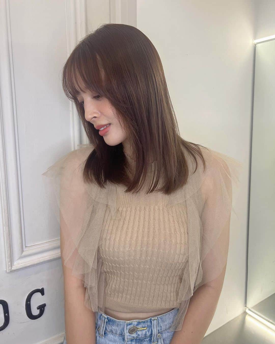 神部美咲のインスタグラム：「@riholog1001 ちゃんの 絶妙カラー最高🥰  今日もありがとうございました♡♡ サラサラになりました💞」