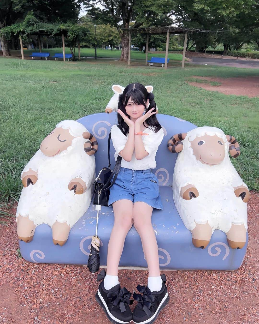 稲川玲さんのインスタグラム写真 - (稲川玲Instagram)「ひつじ🐑 ･ ･  #東武動物公園  #東武動物公園🐯  #ひつじ  #ツインテール  #最強ツインテール  #女の子  #かわいいものが好きな人と繋がりたい  #れい  #れいちゃん探検隊」8月22日 21時11分 - reichan0_60