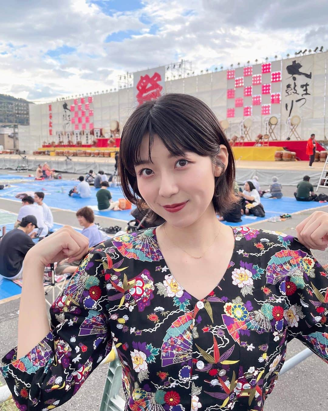 磯原杏華さんのインスタグラム写真 - (磯原杏華Instagram)「#鯉口シャツ #祭り」8月22日 21時30分 - isoharakyoka_box