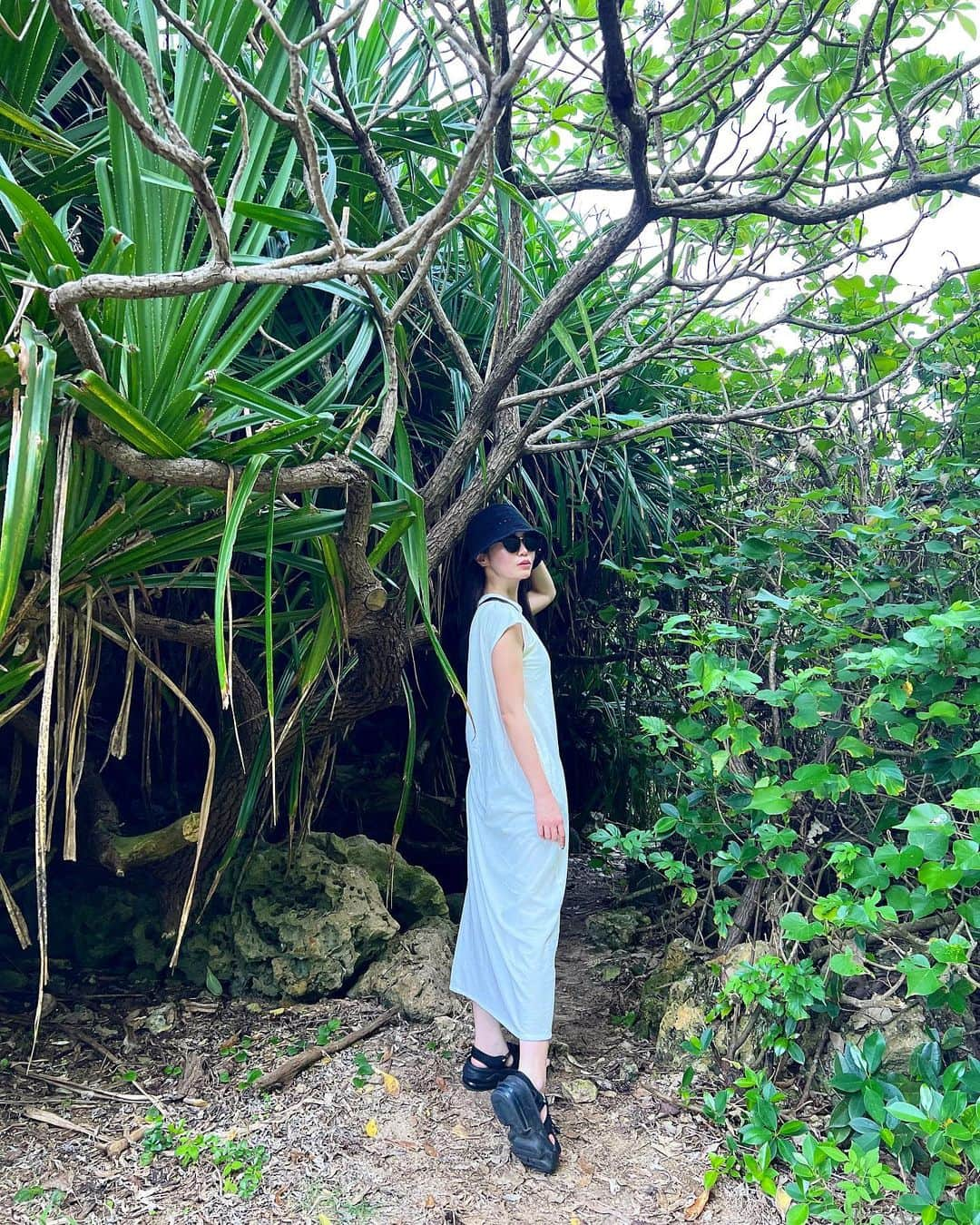 村田莉のインスタグラム：「💚🌴🏝️💙  #宮古島 #沖縄 #来間島 #miyakoisland #okinawa #kurimaisland #미야코지마 #오키나와 #아름다운바다」