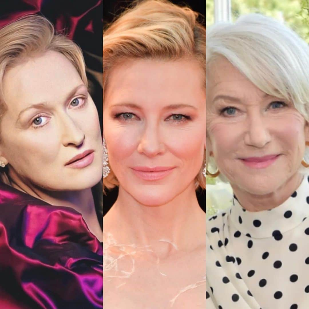 タック・ワトキンスのインスタグラム：「Streep’s poise, Blanchet’s beauty, Mirren’s wisdom. The faces of Hollywood icons. Faces that come up short. Faces that lack…elasticity. HAPPY BIRTHDAY, BROOKE DILLMAN! 🎉🥳🎈🥳🎉」