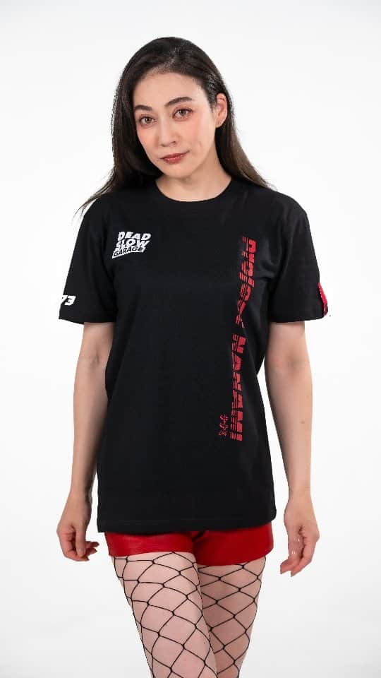 塚本奈々美のインスタグラム：「Project Nanami x Dead Slow Garage bomber jacket and t-shirt. #DeadSlowGarage #nanami Pre-Order is Live on our site! Link in bio. ➡️ www.deadslowgarage.com」