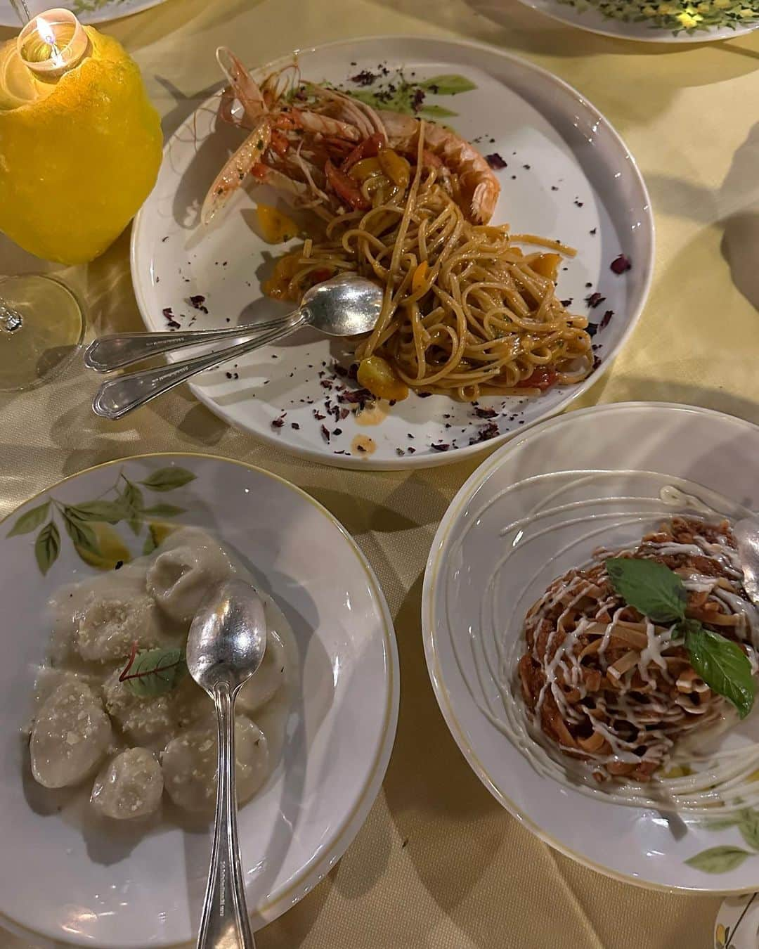 Cindy Pradoさんのインスタグラム写真 - (Cindy PradoInstagram)「Some of the best pastas I had in Italy 🤤」8月23日 2時11分 - cindyprado