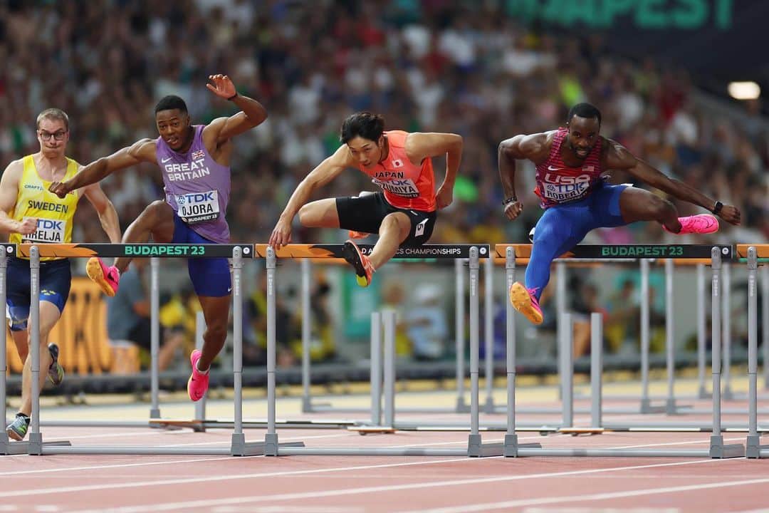 泉谷駿介のインスタグラム：「World Athletics Championships   semi-finals   📷　@aflosport」
