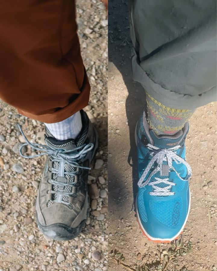 キーンのインスタグラム：「What is the Athletic KEEN.FIT of Zionic? 🤔 Our Targhee III boot has our Original Fit while our Zionic has our Athletic Fit, a profile that contours around the foot while still making sure you're comfortable. #KEEN #KEENZionic」