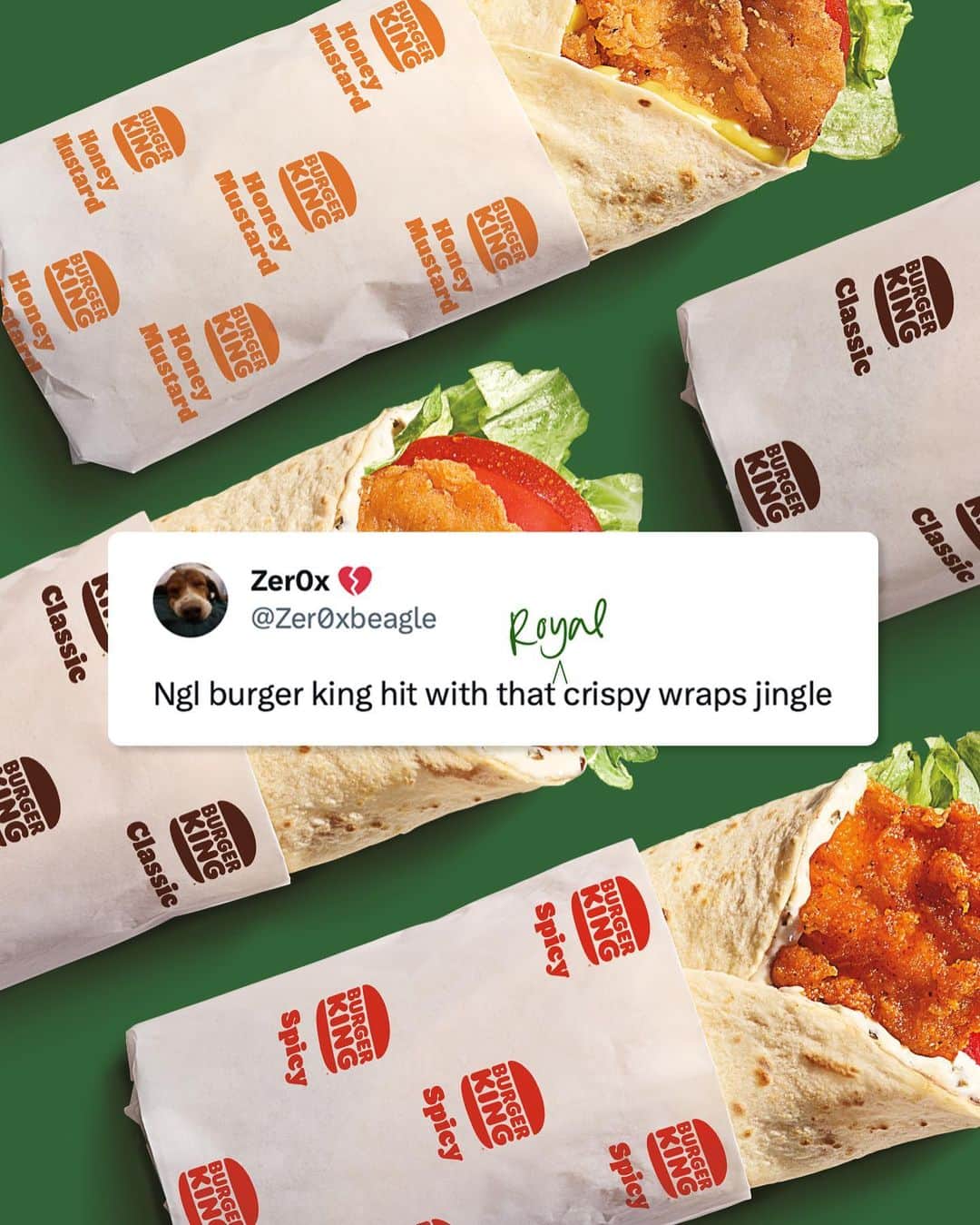 バーガーキングさんのインスタグラム写真 - (バーガーキングInstagram)「pls call the Burger King Royal Crispy Wraps by their government name」8月23日 4時01分 - burgerking