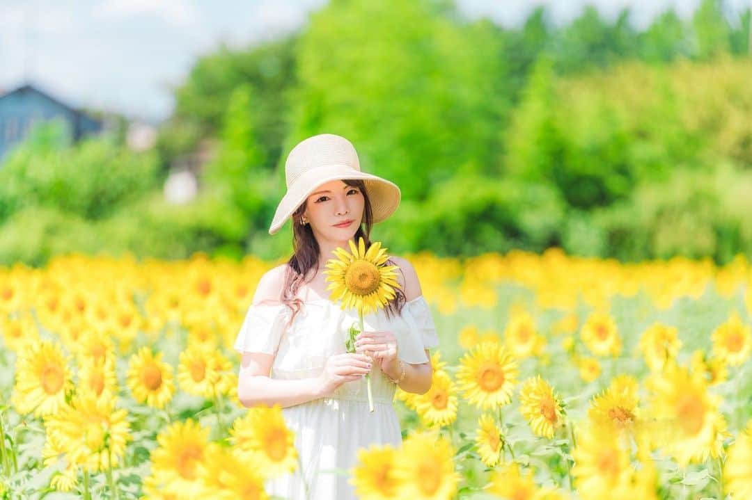 Mikaさんのインスタグラム写真 - (MikaInstagram)「『sunflower』  🌻🌻🌻  手に持ってる向日葵は畑のオーナー様からプレゼントして頂いたものです(´∀｀*)♡  とても元気で可愛かった✨  ・ ・ ・ photo by @isanori.m 📸 model @mika_portrait  ・ ・ ・ ・ follow me💋  #美花展 #向日葵撮影 #向日葵ポートレート #向日葵畑 #向日葵が好き  #被写体モデル #カメラ女子 #キリトリセカイ #ポートレートセレクション #ポートレート撮影 #被写体依頼受付中 #スクリーンに恋して #カメラマンさんと繋がりたい #被写体なります #ポートレートしま専科 #写真を止めるな #jp_portrait部 #jp_portrait_collection #portrait #japanesegirl #asiangirl #love_camera_club #asianbeauty #portraits_dream #good_portraits_world #super_portrait_channel #pocket_people #top_portrait_photo #sunflowerseason  #tokyocameraclub」8月23日 5時05分 - mika_portrait