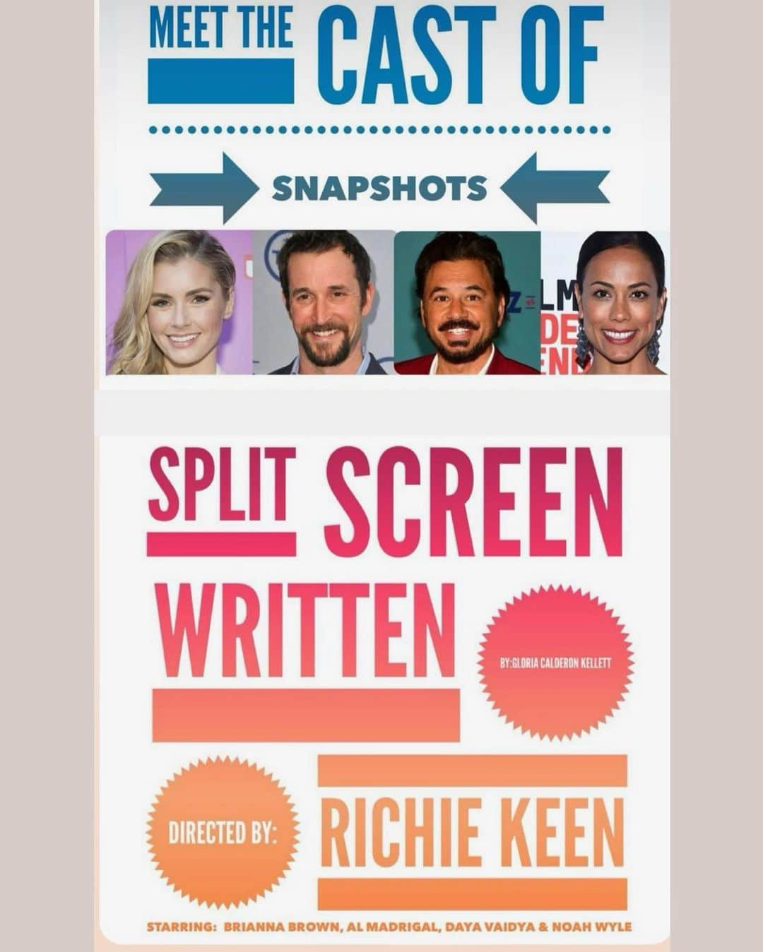 ブリアンナ・ブラウンのインスタグラム：「Wondering how to support the entertainment community during strike? 🌟 ⠀⠀⠀⠀⠀⠀⠀⠀⠀ SNAPSHOTS, our night of comedic one-acts at The Pico Playhouse, September 1-3, is almost sold out! Only a few Sunday show spots left. Fundraising proceeds will benefit the Entertainment Community Fund, which supports below-the-line entertainment workers! ⠀⠀⠀⠀⠀⠀⠀⠀⠀ Join us for an evening of sheer hilarity and camaraderie, supporting a wonderful cause. 🎟️✨ ⠀⠀⠀⠀⠀⠀⠀⠀⠀ TICKETS: snapshots.BPT.me (linked in my stories!) ⠀⠀⠀⠀⠀⠀⠀⠀⠀ SEPTEMBER 1-3 // THE PICO PLAYHOUSE ⠀⠀⠀⠀⠀⠀⠀⠀⠀ WRITTEN BY:  GLORIA CALDERÓN KELLETT, LINDSEY KRAFT, JAY LACOPO, ANDREW LEEDS   ⠀⠀⠀⠀⠀⠀⠀⠀⠀ DIRECTED BY: JASON ENSLER, TODD GRINNELL, RICHIE KEEN, GLORIA CALDERÓN KELLETT, LINDSEY KRAFT, JAY LACOPO, ANDREW LEEDS ⠀⠀⠀⠀⠀⠀⠀⠀⠀  STARRING:  STEPHANIE BEATRIZ, BRIANNA BROWN KEEN, DESMOND CHIAM, INDIA DEBEAUFORT, ISABELLA GOMEZ, TODD GRINNELL, DULÉ HILL, RICHIE KEEN, GLORIA CALDERÓN KELLETT, JAY LACOPO, JOANNA LEEDS, AL MADRIGAL, CONSTANCE MARIE, BENITO MARTINEZ, SALLY PRESSMAN, VICTOR RASUK, RHEA SEEHORN, TIMM SHARP, JAZMYN SIMON, DAYA VAIDYA, NOAH WYLE  ⠀⠀⠀⠀⠀⠀⠀⠀⠀ PRODUCED BY: NICKI GEORGI, TODD GRINNELL, RICHIE KEEN, GLORIA CALDERÓN KELLETT, LARA WICKES ⠀⠀⠀⠀⠀⠀⠀⠀⠀ #EntertainmentCommunityFund #ComedyForACause」