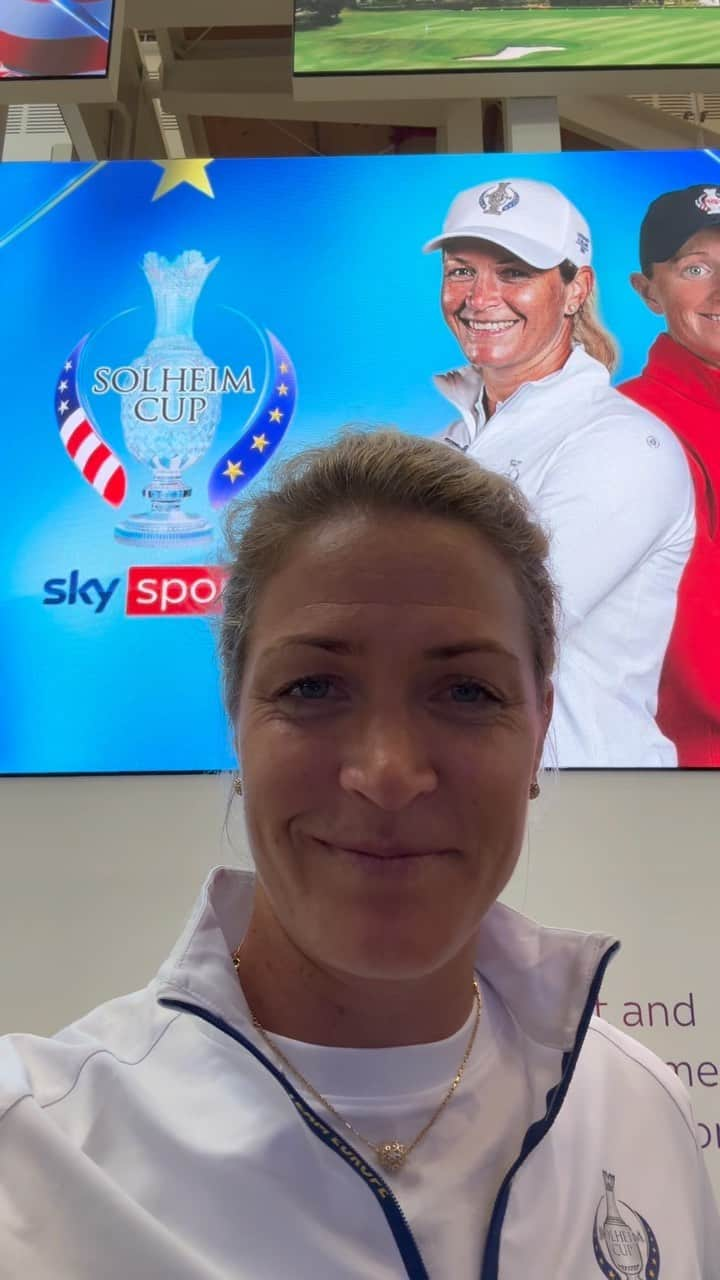 スーザン・ペターセンのインスタグラム：「A message from our captain on her team & to the fans 💭🇪🇺  #TeamEurope | #SolheimCup」