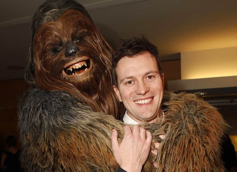 のインスタグラム：「Me & my favorite Wookiee! My film FANBOYS is now on @peacock! I chatted with @syfywire about my enduring love of Star Wars, the making of the film and hopes for a sequel. (Link in bio) #throwback #starwars #fanboys」